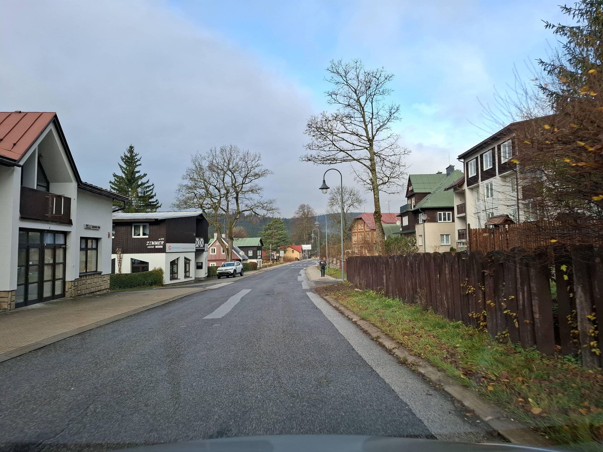 Street view near Pension Lenka 1, Harrachov — © masterofnoroad (CC BY-SA · Mapillary)