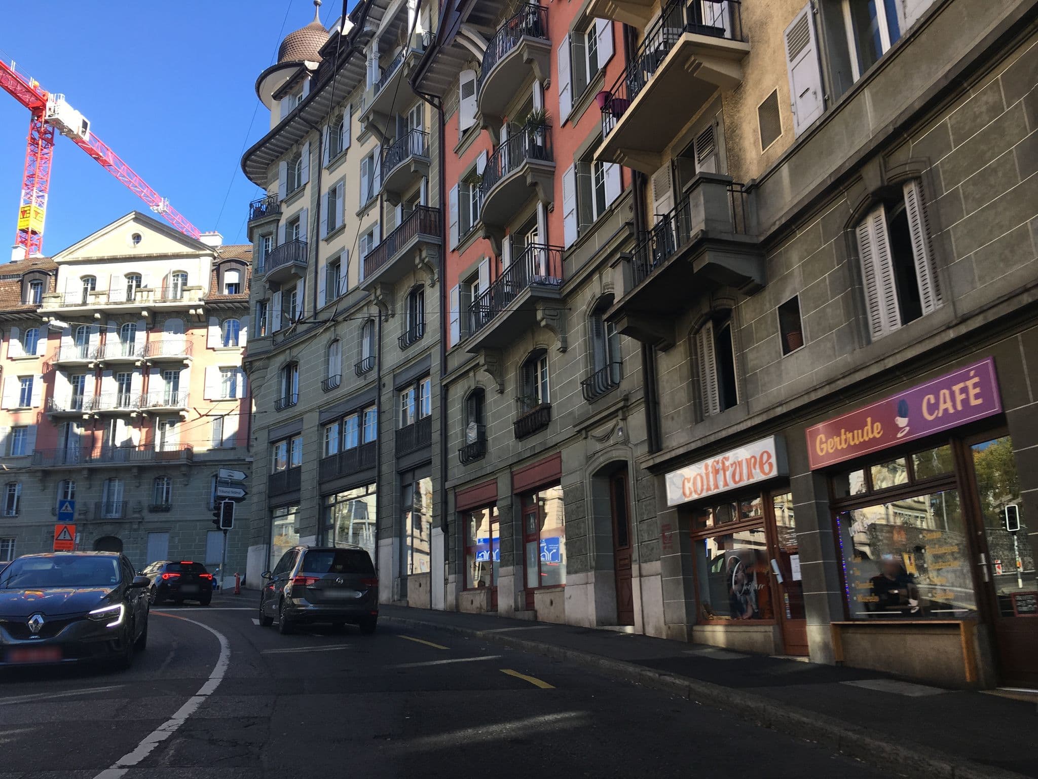 Street view near Hotel Lausanne by Fassbind, Lausanne — © chuck (CC BY-SA · Mapillary)
