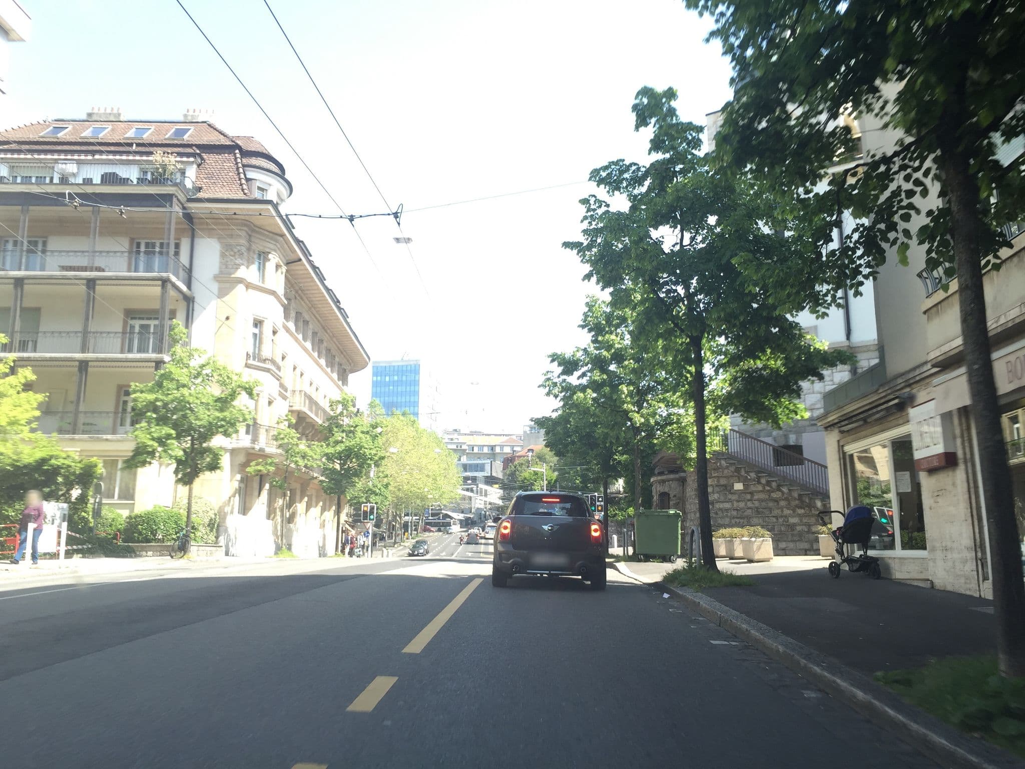 Street view near SinOptic, Lausanne — © sburlot (CC BY-SA · Mapillary)