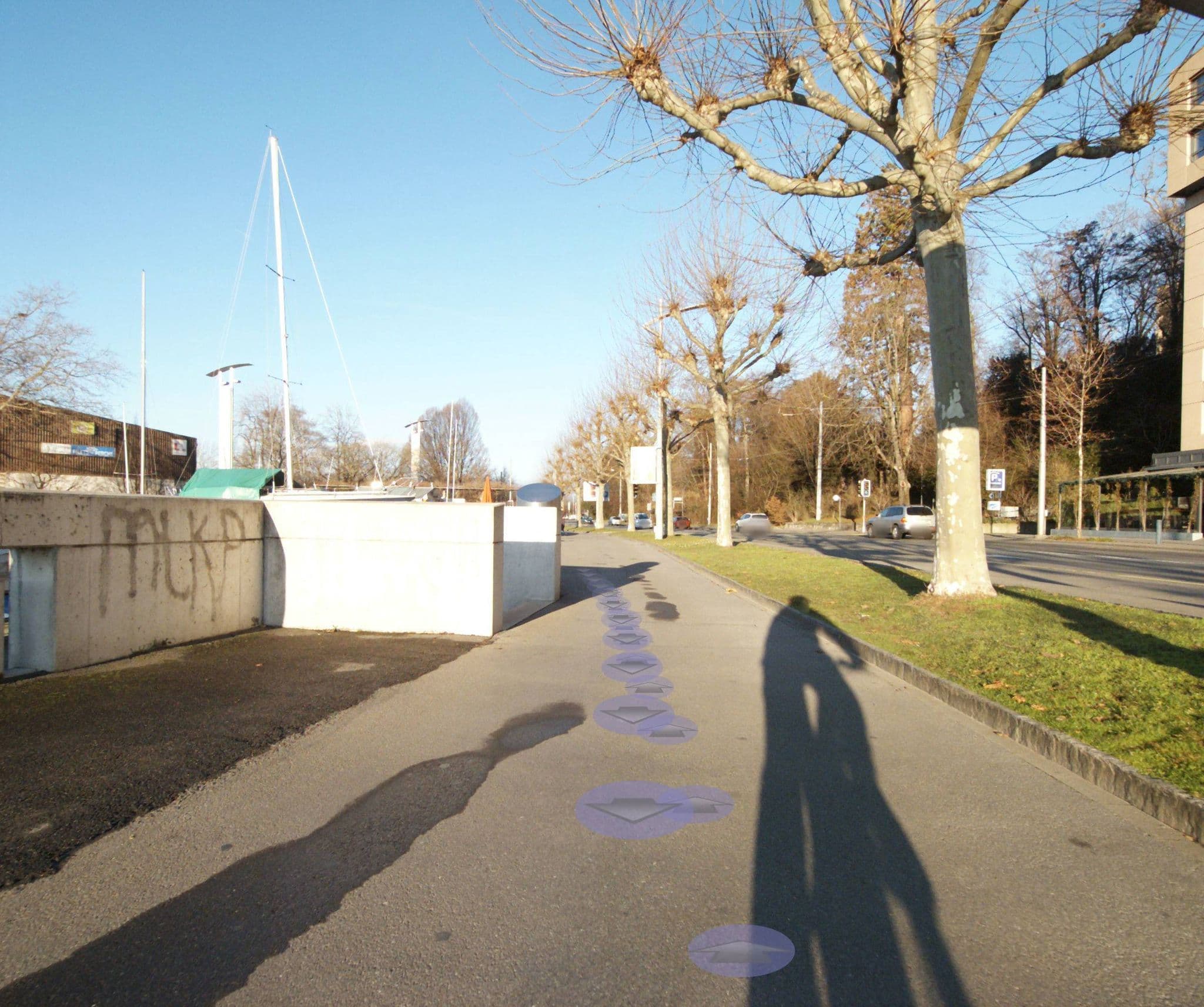 Street view near Mövenpick Hotel Lausanne, Lausanne — © jess24 (CC BY-SA · Mapillary)
