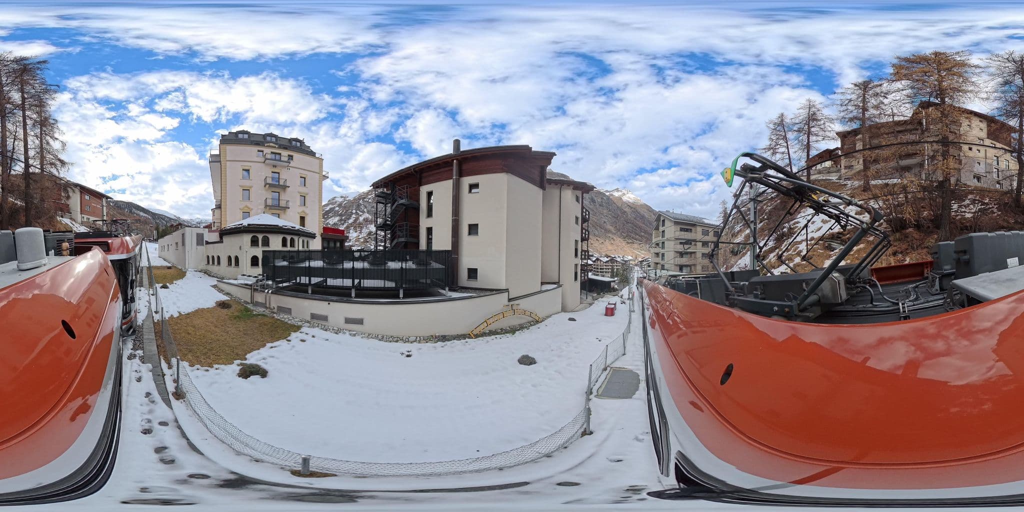Street view near Bellavista Hotel Zermatt, Zermatt — © MattWithHuskies (CC BY-SA · Mapillary)