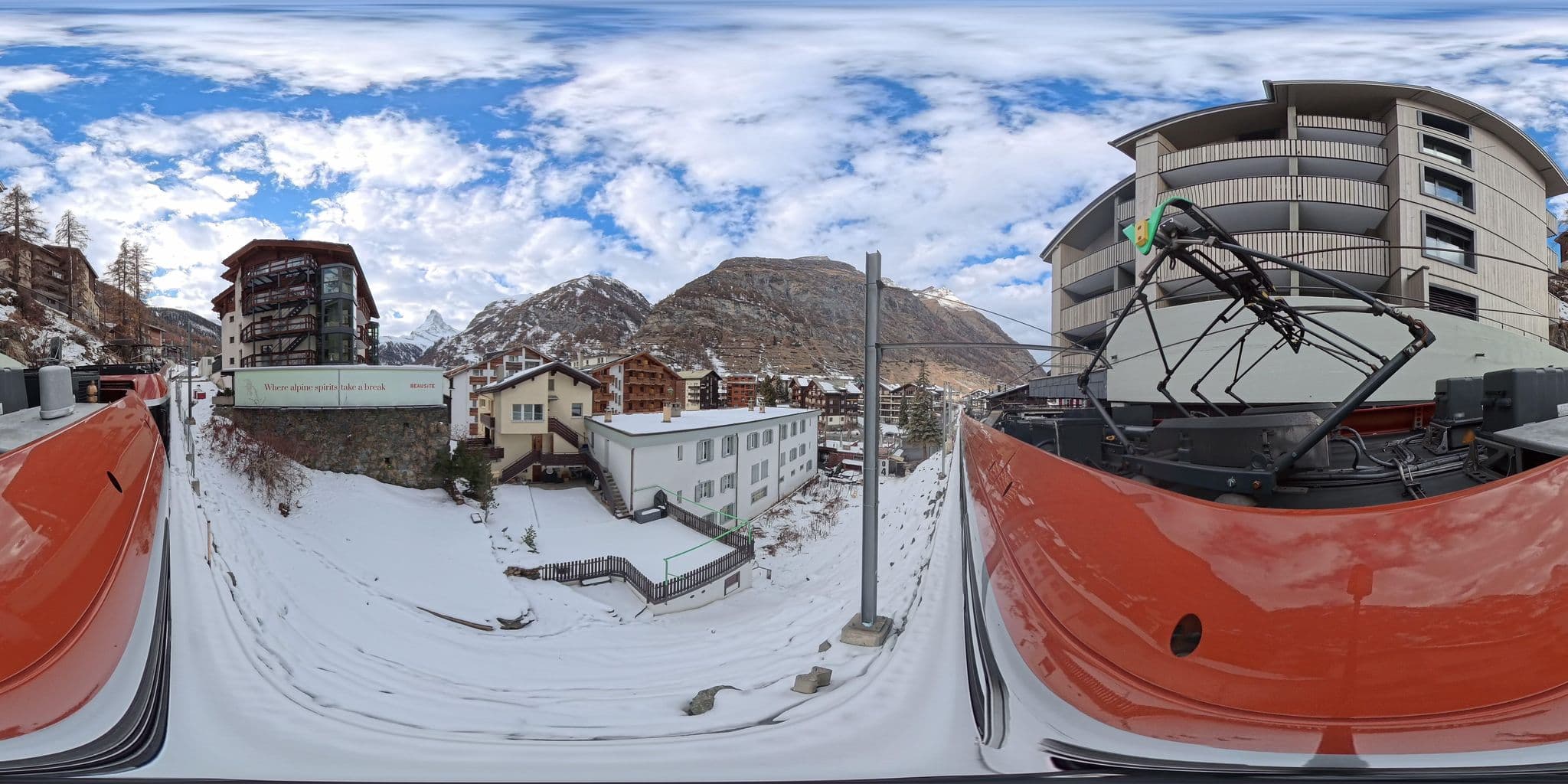 Street view near Zermatt Holidays, Zermatt — © MattWithHuskies (CC BY-SA · Mapillary)
