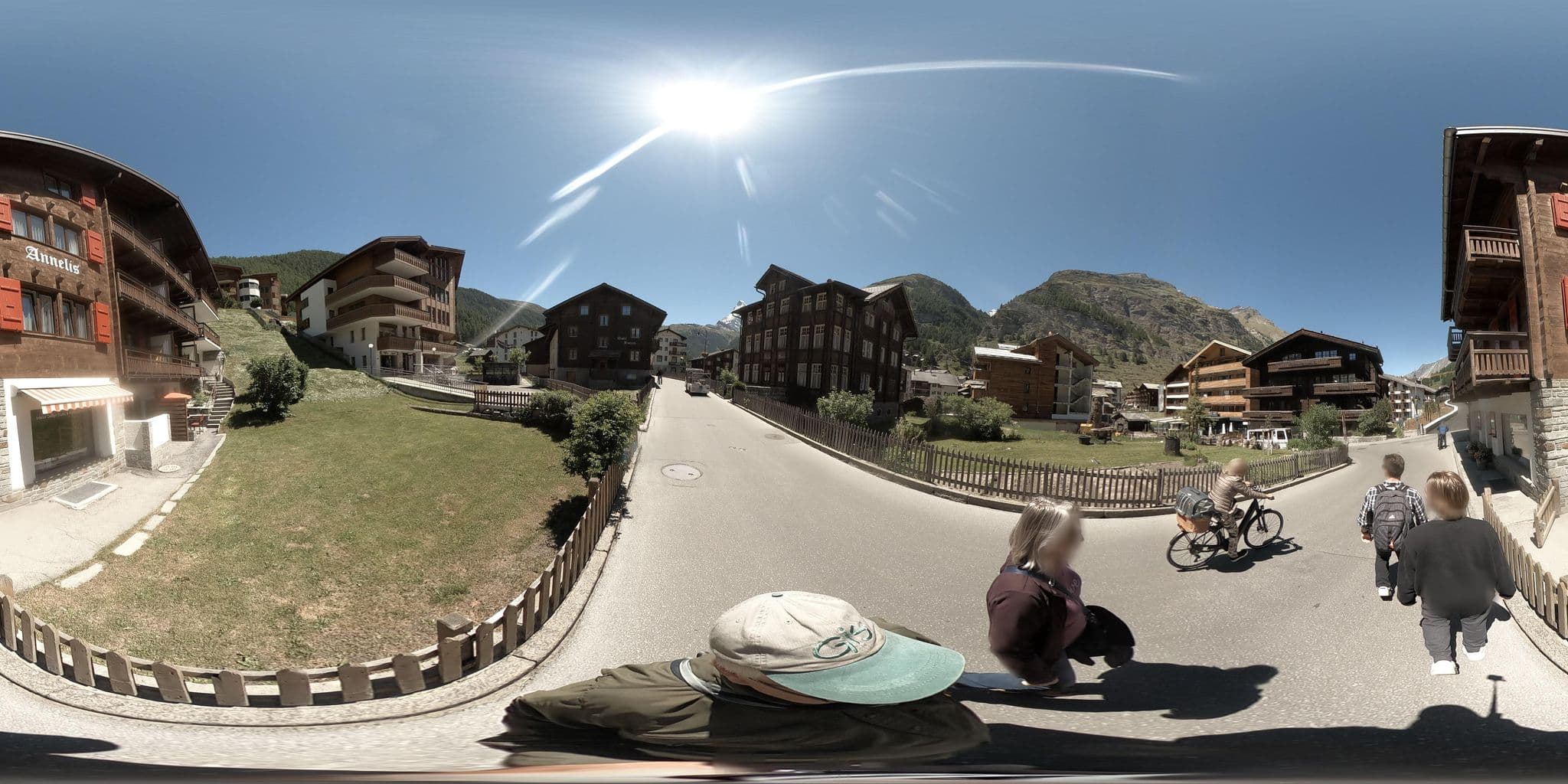 Street view near Chalet Annelis Apartments, Zermatt — © graharg (CC BY-SA · Mapillary)