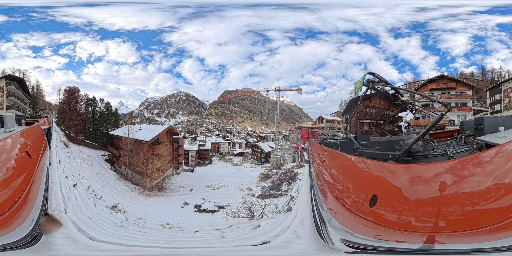 Street view near Haus Schönblick, Zermatt — © MattWithHuskies (CC BY-SA · Mapillary)