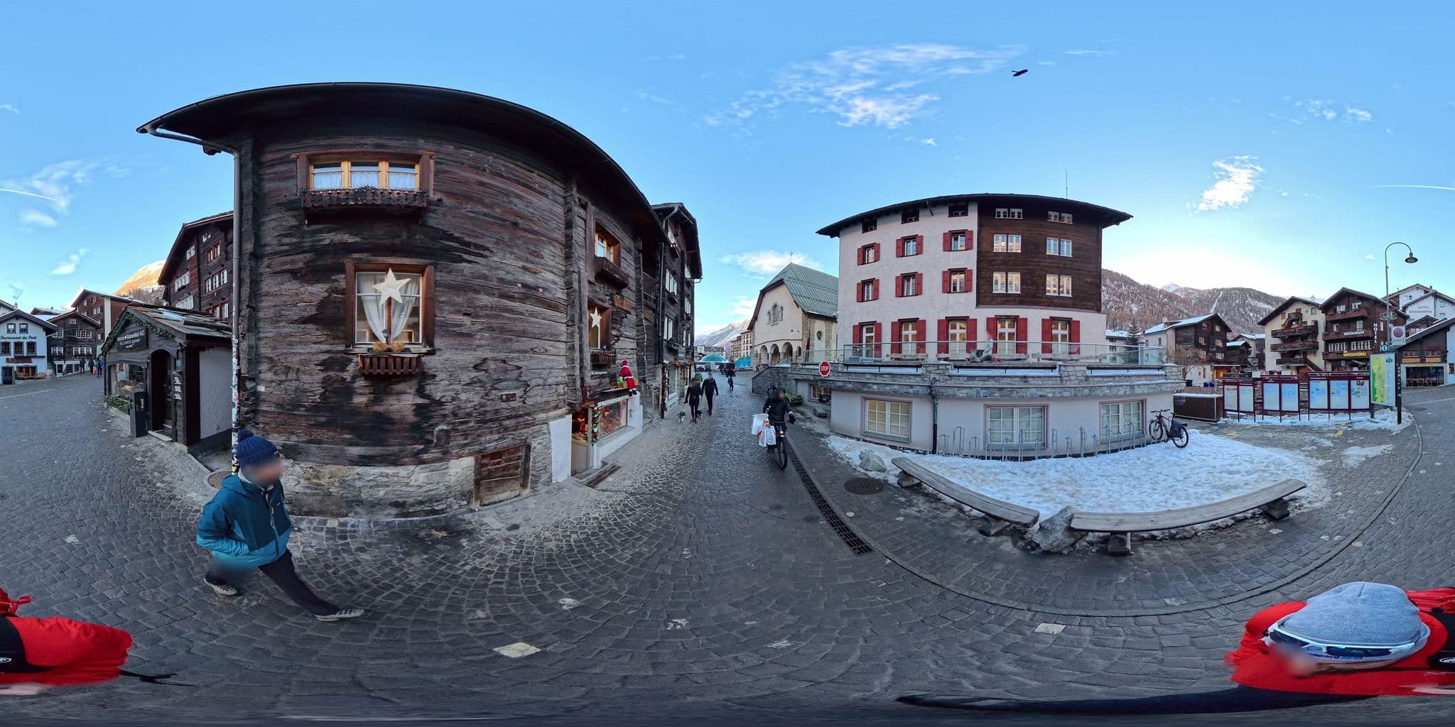 Street view near Berggatst-Haus du Trift, Zermatt — © MattWithHuskies (CC BY-SA · Mapillary)