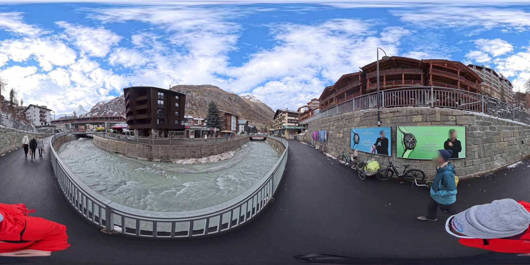 Street view near Oasis Hotel Zermatt, Zermatt — © MattWithHuskies (CC BY-SA · Mapillary)