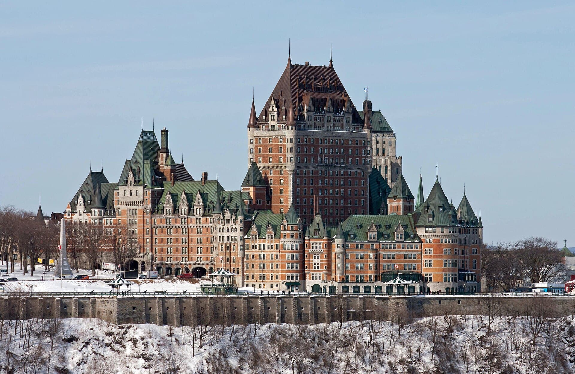 Fairmont Le Château Frontenac (via Wikimedia Commons, CC BY-SA 4.0)