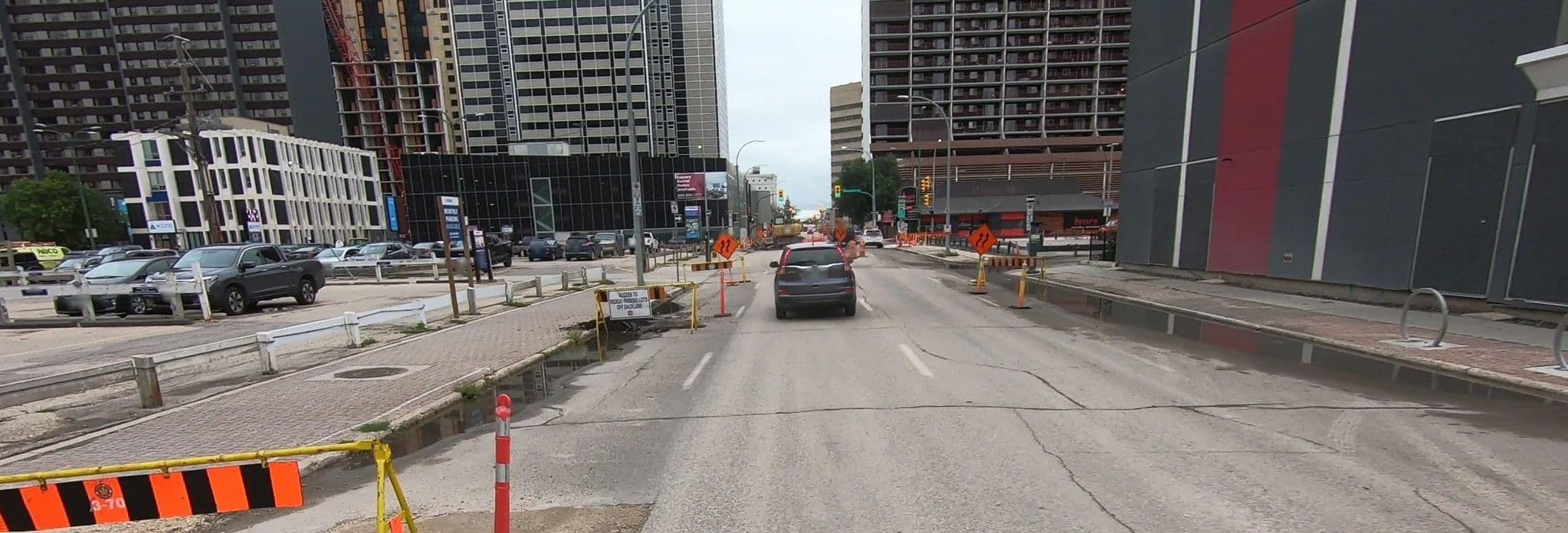 Street view near Hampton, Winnipeg — © networklanman (CC BY-SA · Mapillary)