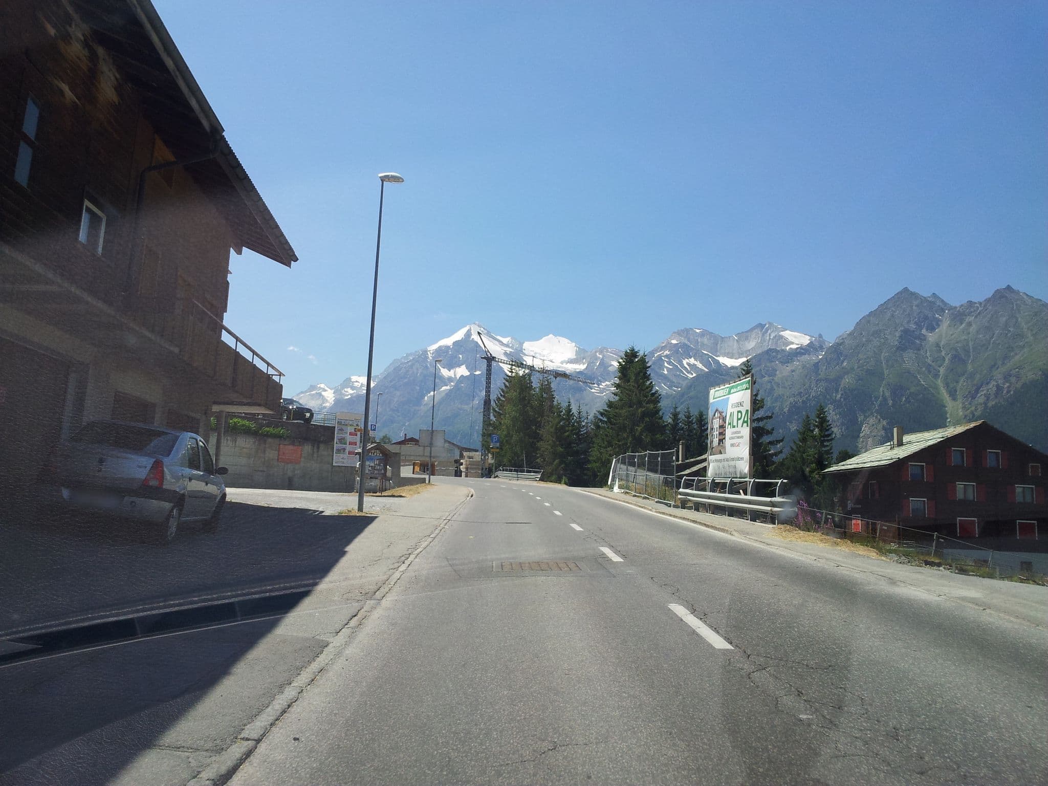 Street view near Hotel Alpha, Grächen, Grächen — © sp8962de (CC BY-SA · Mapillary)