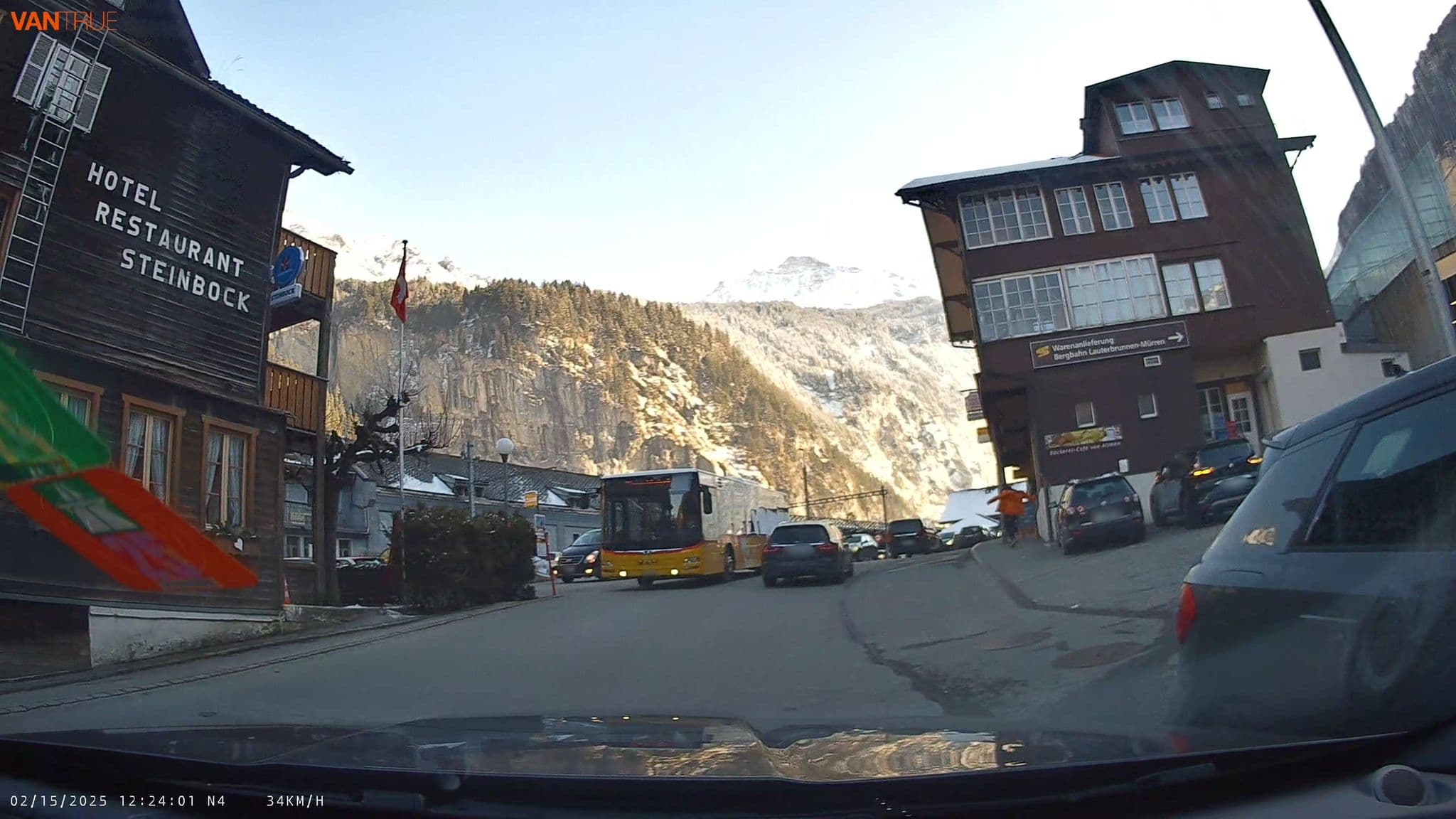 Street view near Hotel Steinbock, Lauterbrunnen — © fcignat (CC BY-SA · Mapillary)