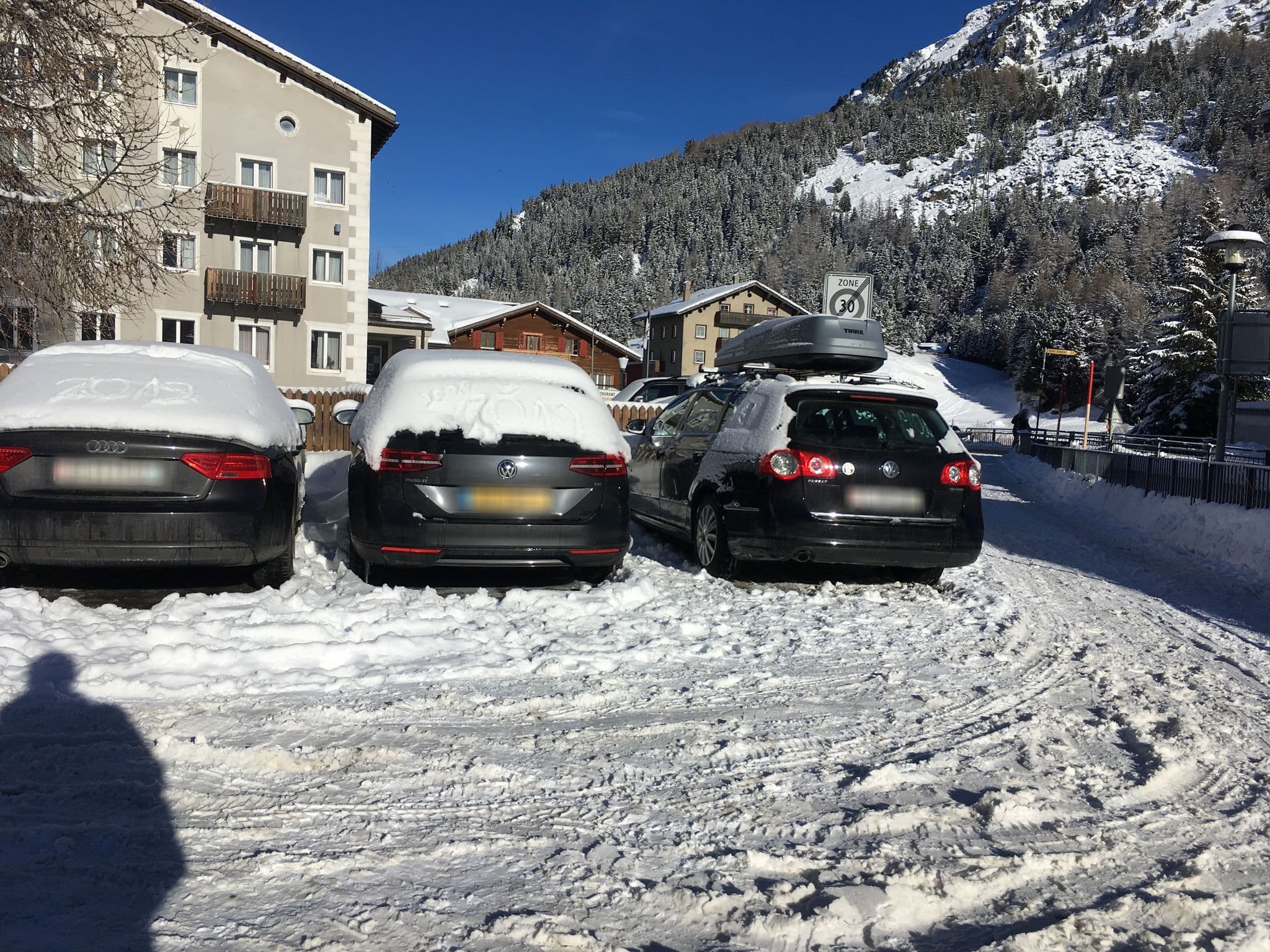 Street view near Hotel Monopol Restaurant Grischuna, St. Moritz — © beat (CC BY-SA · Mapillary)