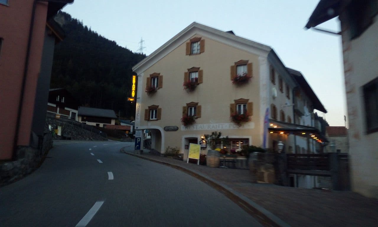 Street view near Landgasthaus Post, Lenzerheide — © selfishseahorse (CC BY-SA · Mapillary)