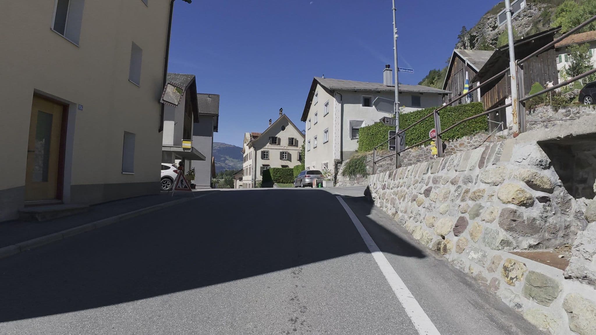 Street view near Trattoria Caroline, Lenzerheide — © Guzzi_Franze (CC BY-SA · Mapillary)