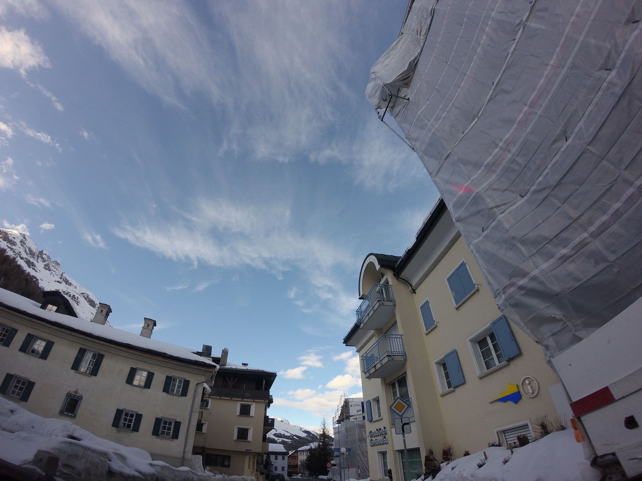 Street view near Aparthotel Chesa Muntertatsch, St. Moritz — © czadzik (CC BY-SA · Mapillary)
