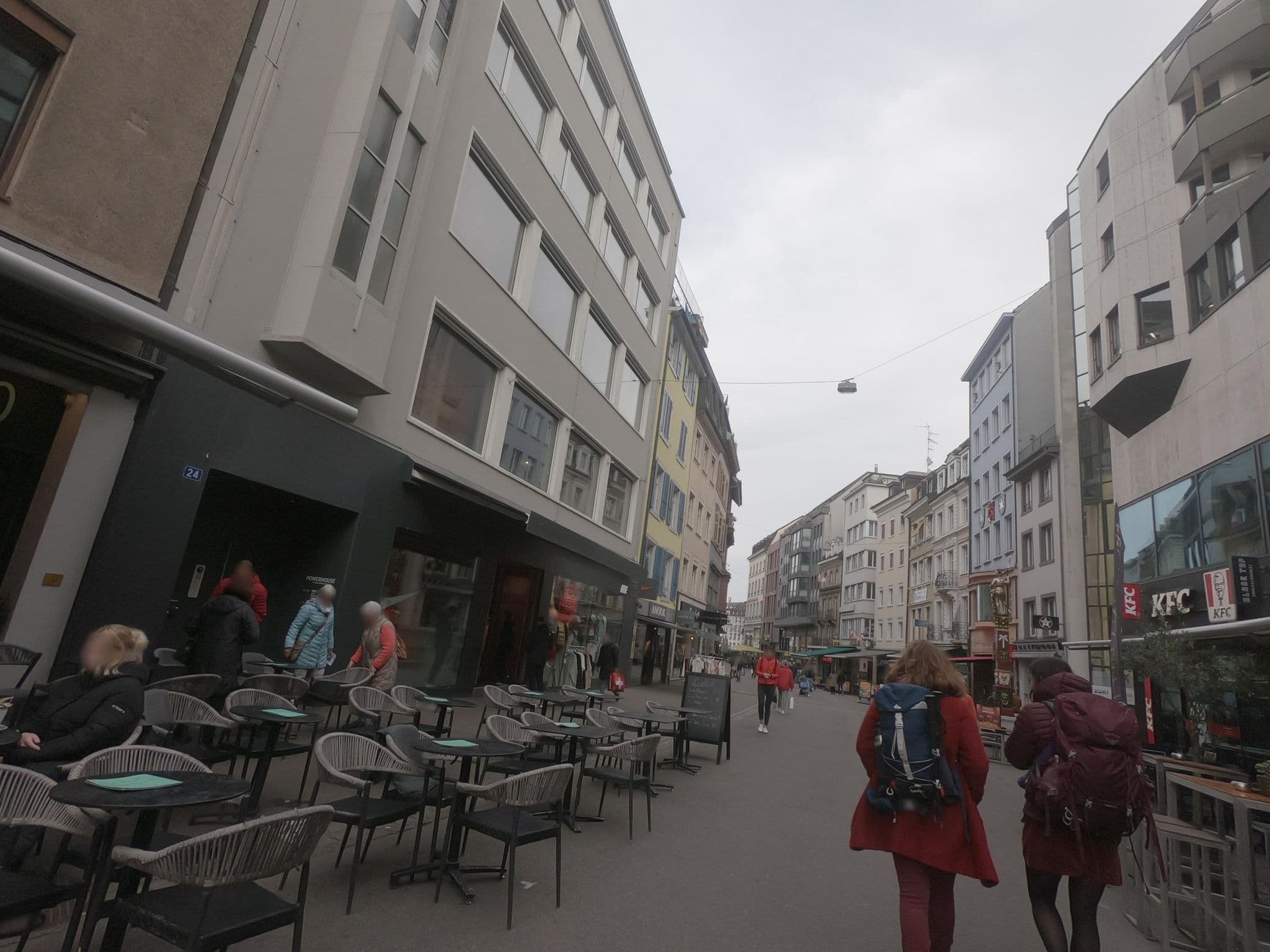 Street view near Swiss Mountain Spring, Basel — © baseltor (CC BY-SA · Mapillary)