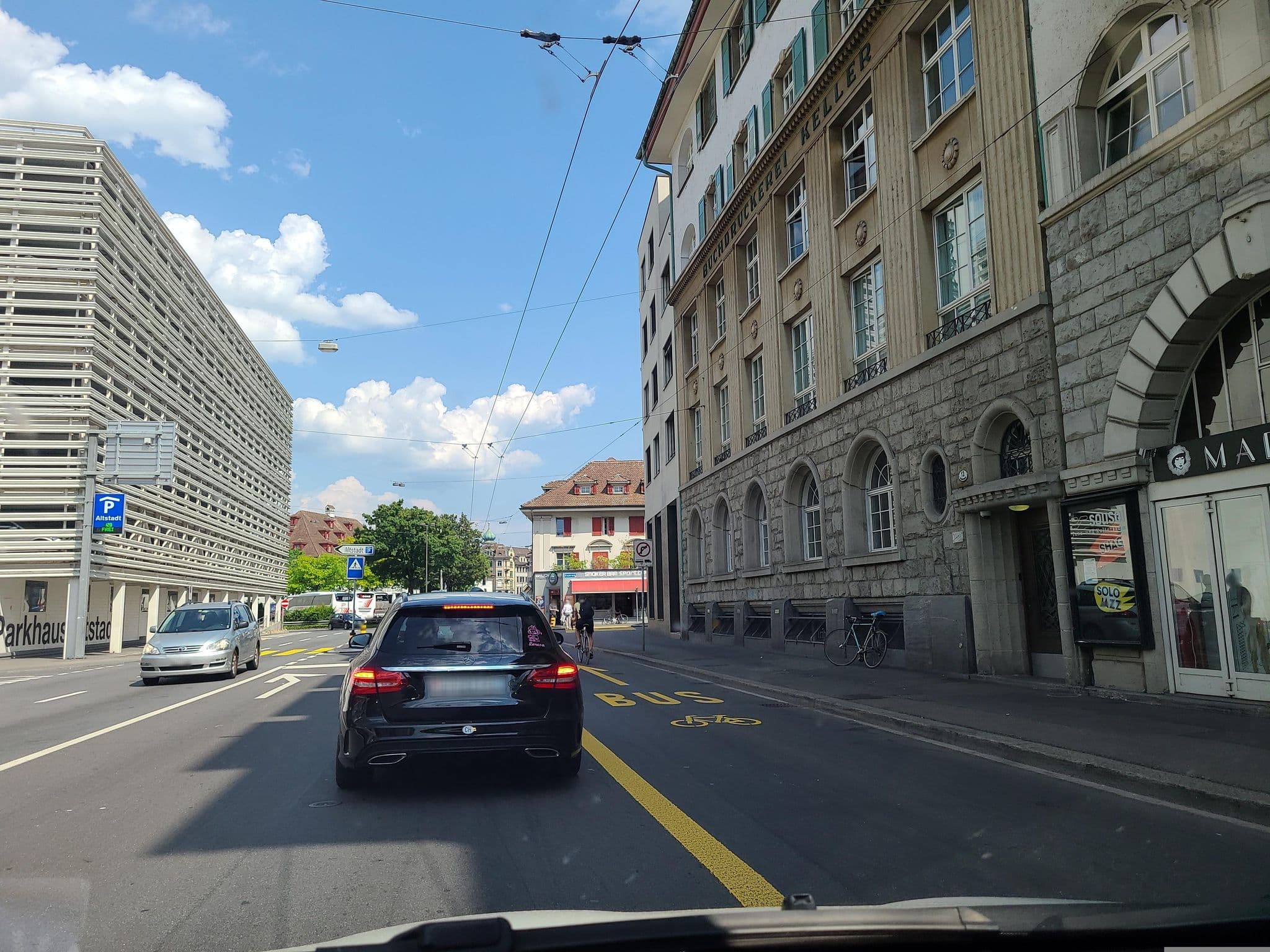 Street view near City Guesthouse, Luzern — © chrisbeddow (CC BY-SA · Mapillary)