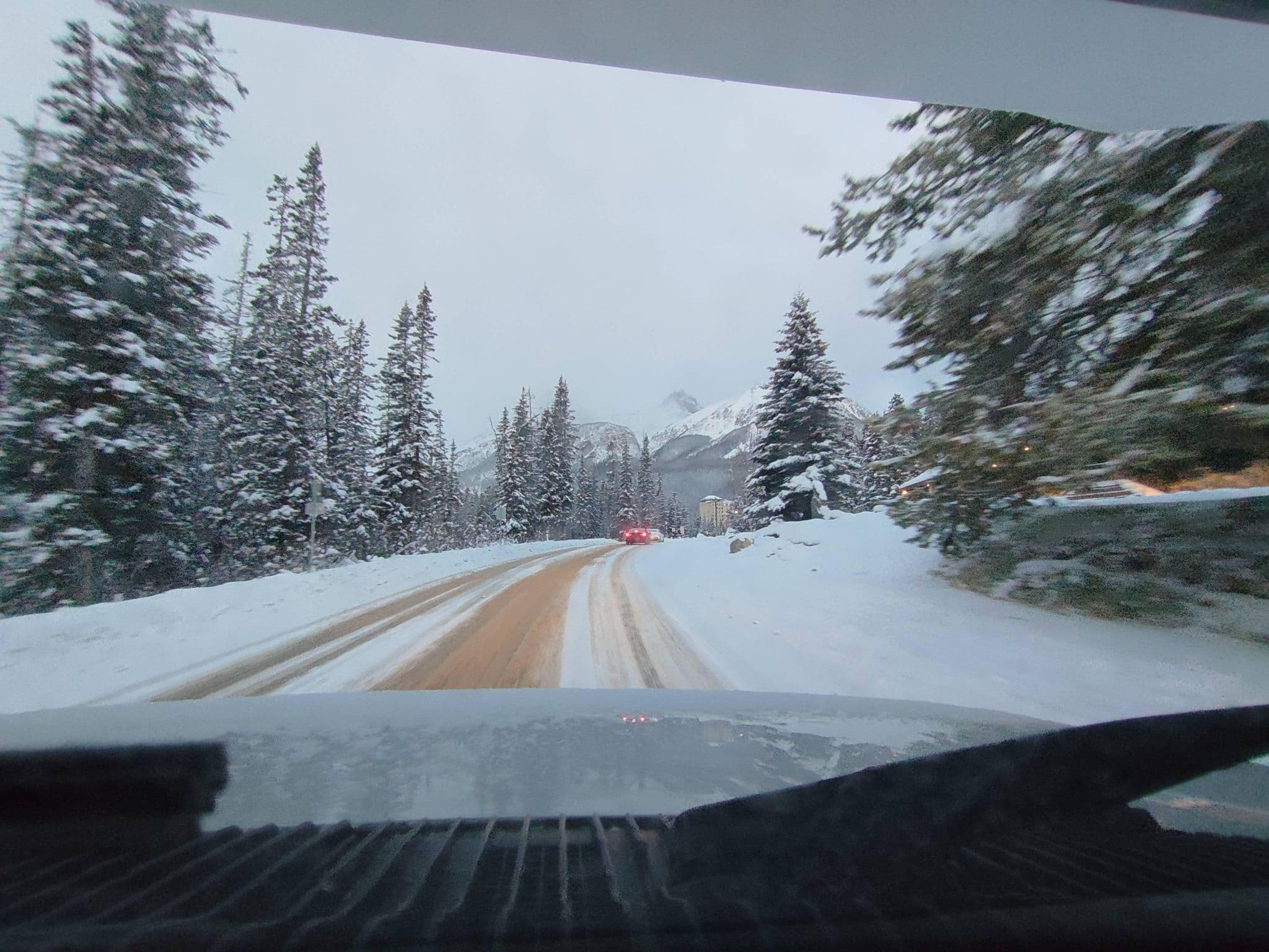 Street view near Deer Lodge, Banff