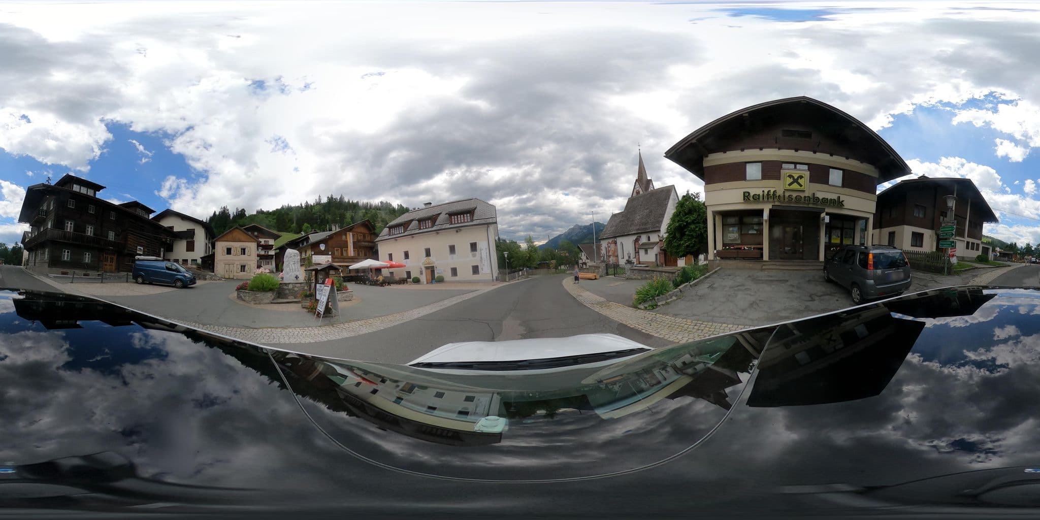 Street view near Gästehaus Ortner, Tristach — © peterleth (CC BY-SA · Mapillary)