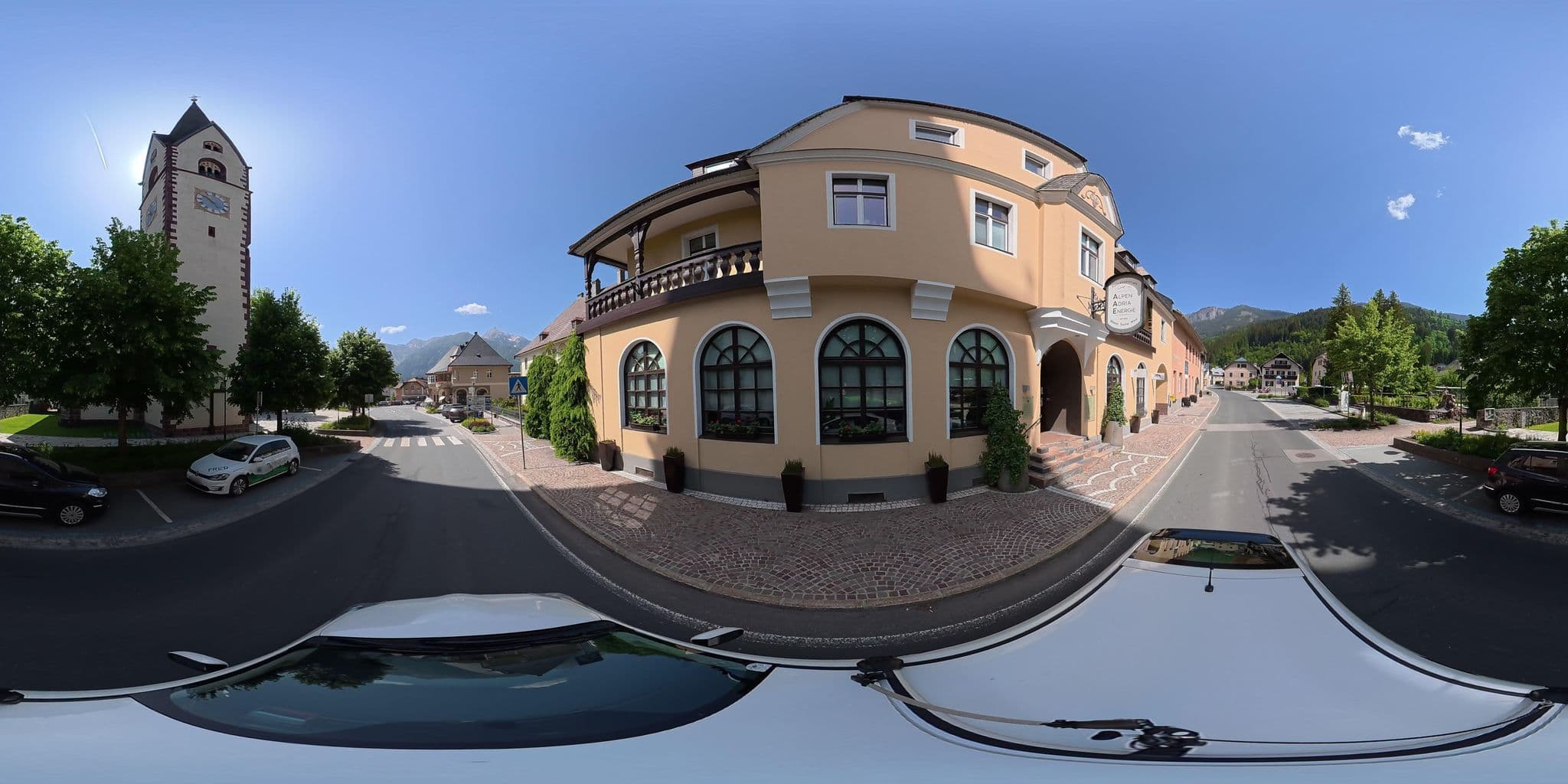 Street view near Landgasthof Leitner, Kötschach — © osmplus_org (CC BY-SA · Mapillary)