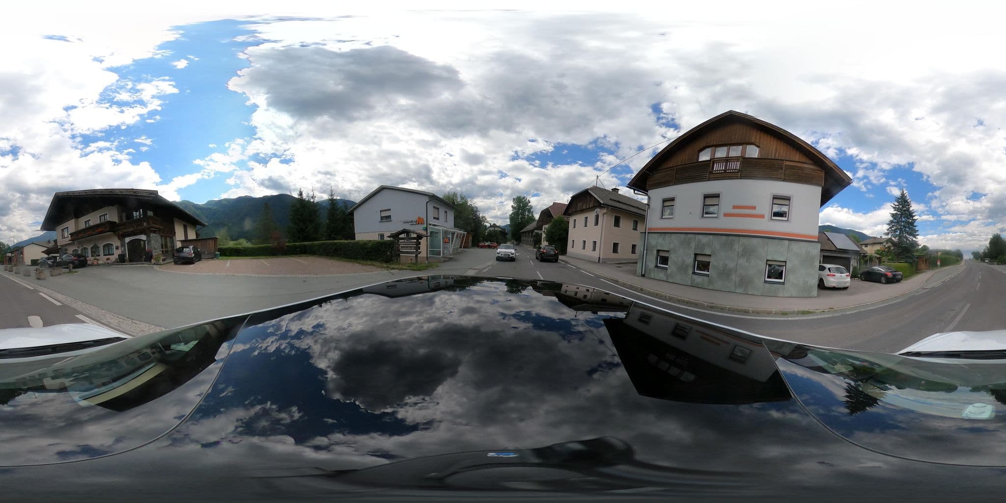 Street view near Appartements Rosenstockl, Kötschach — © peterleth (CC BY-SA · Mapillary)