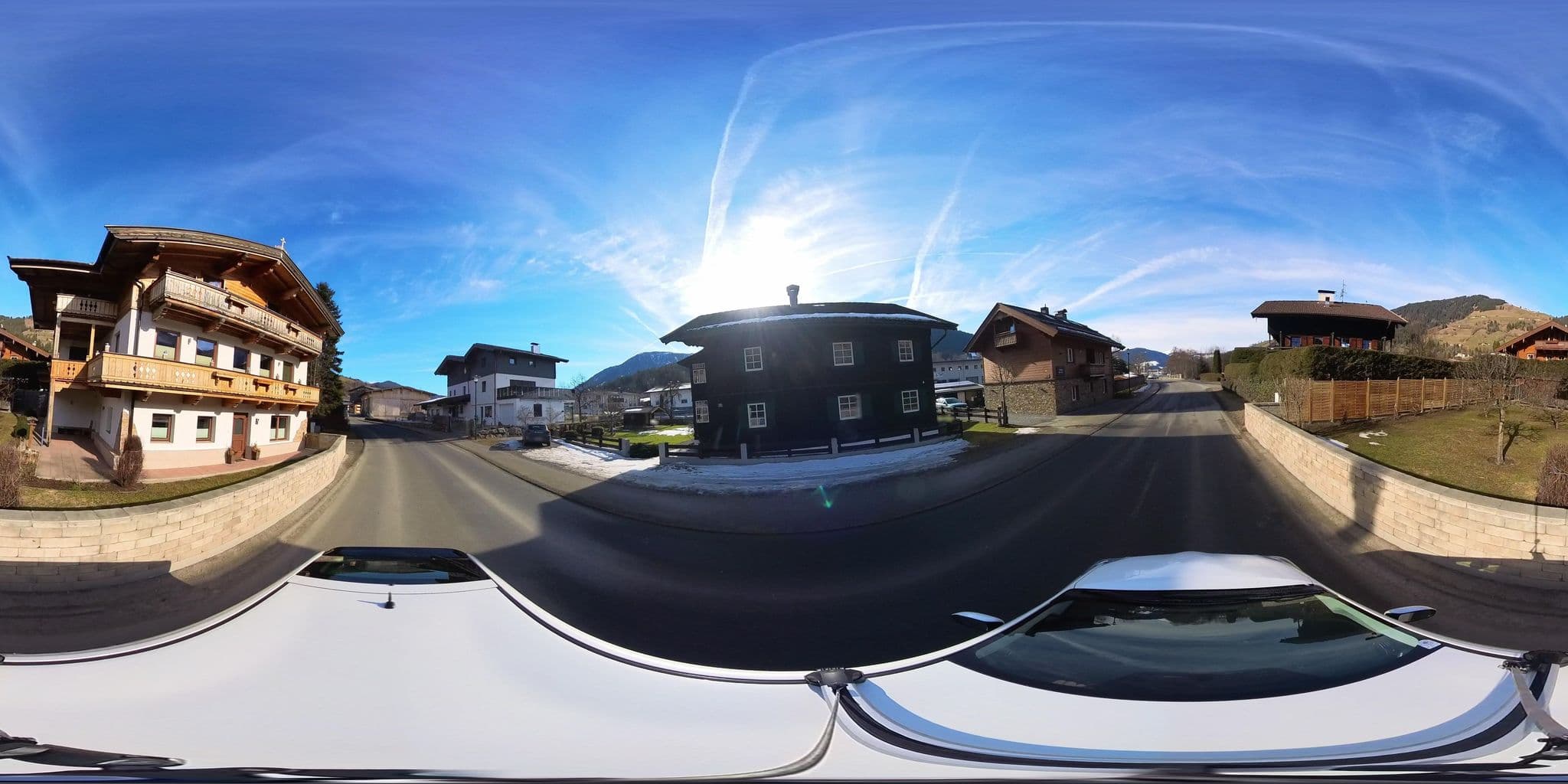 Street view near Landhaus Helmreich, Brixen im Thale — © osmplus_org (CC BY-SA · Mapillary)