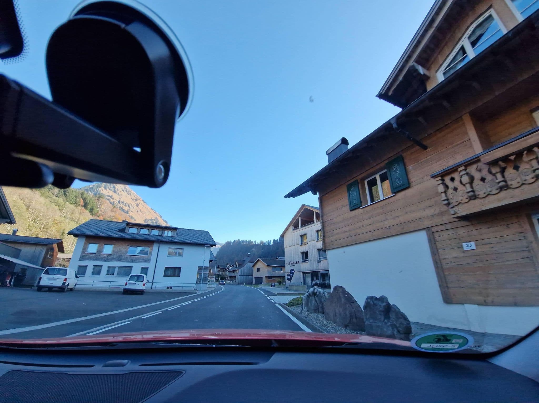 Street view near Matt Oskar und Katharina Pension, Bizau — © mcliquid (CC BY-SA · Mapillary)