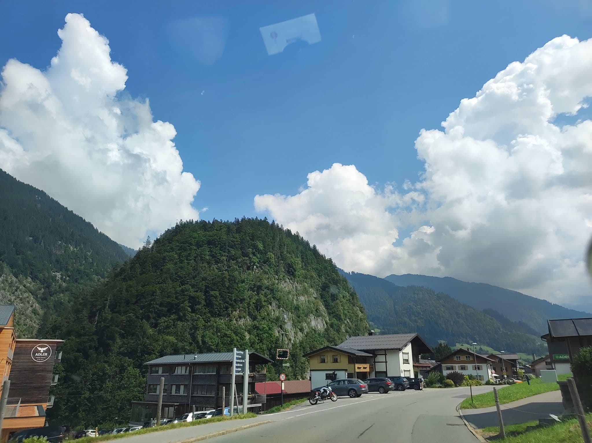Street view near Hotel Adler & Hotel Rössle GmbH, Bizau — © msdess (CC BY-SA · Mapillary)