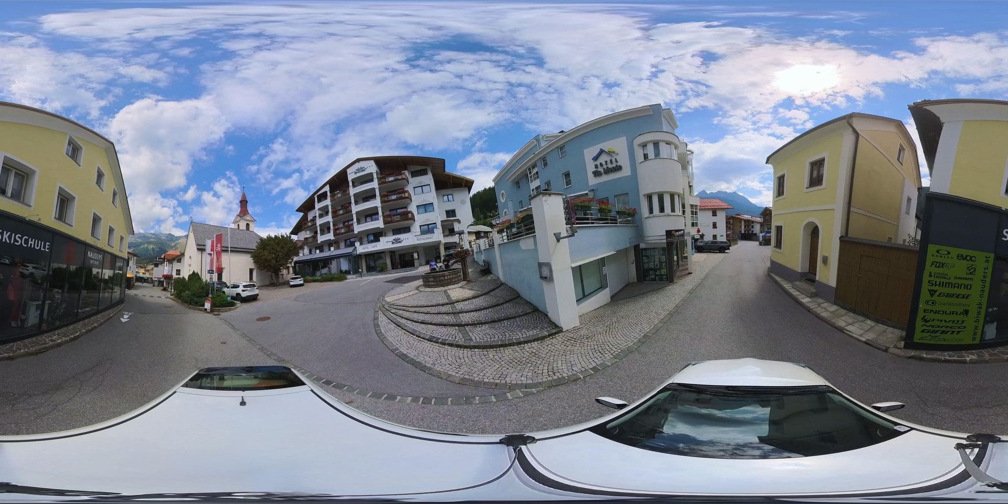 Street view near Hotel Schwarzer Adler - Zimmer 210, Nauders — © osmplus_org (CC BY-SA · Mapillary)