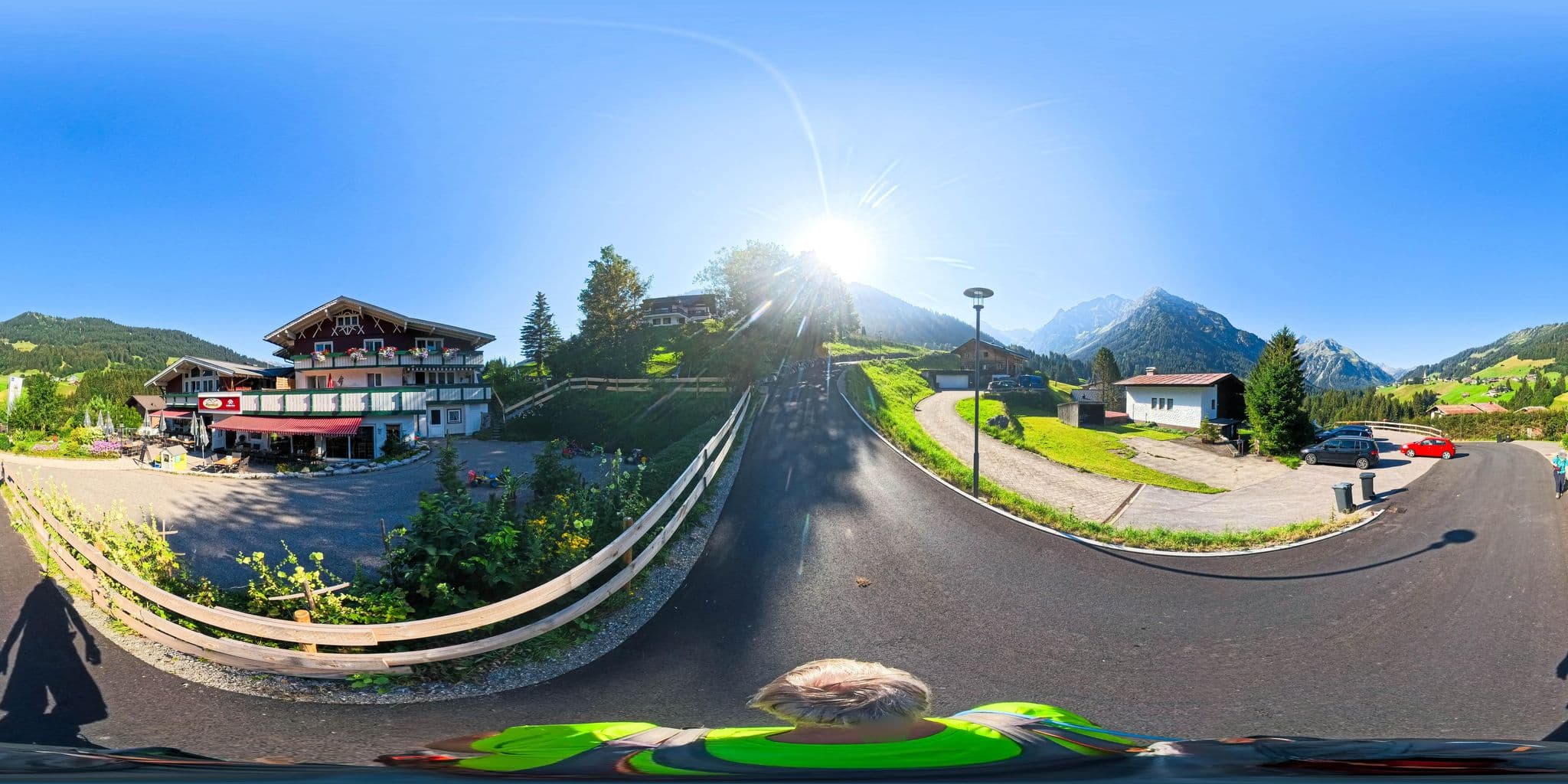 Street view near Gasthaus Alpenblick, Hirschegg — © Hol_Ger (CC BY-SA · Mapillary)