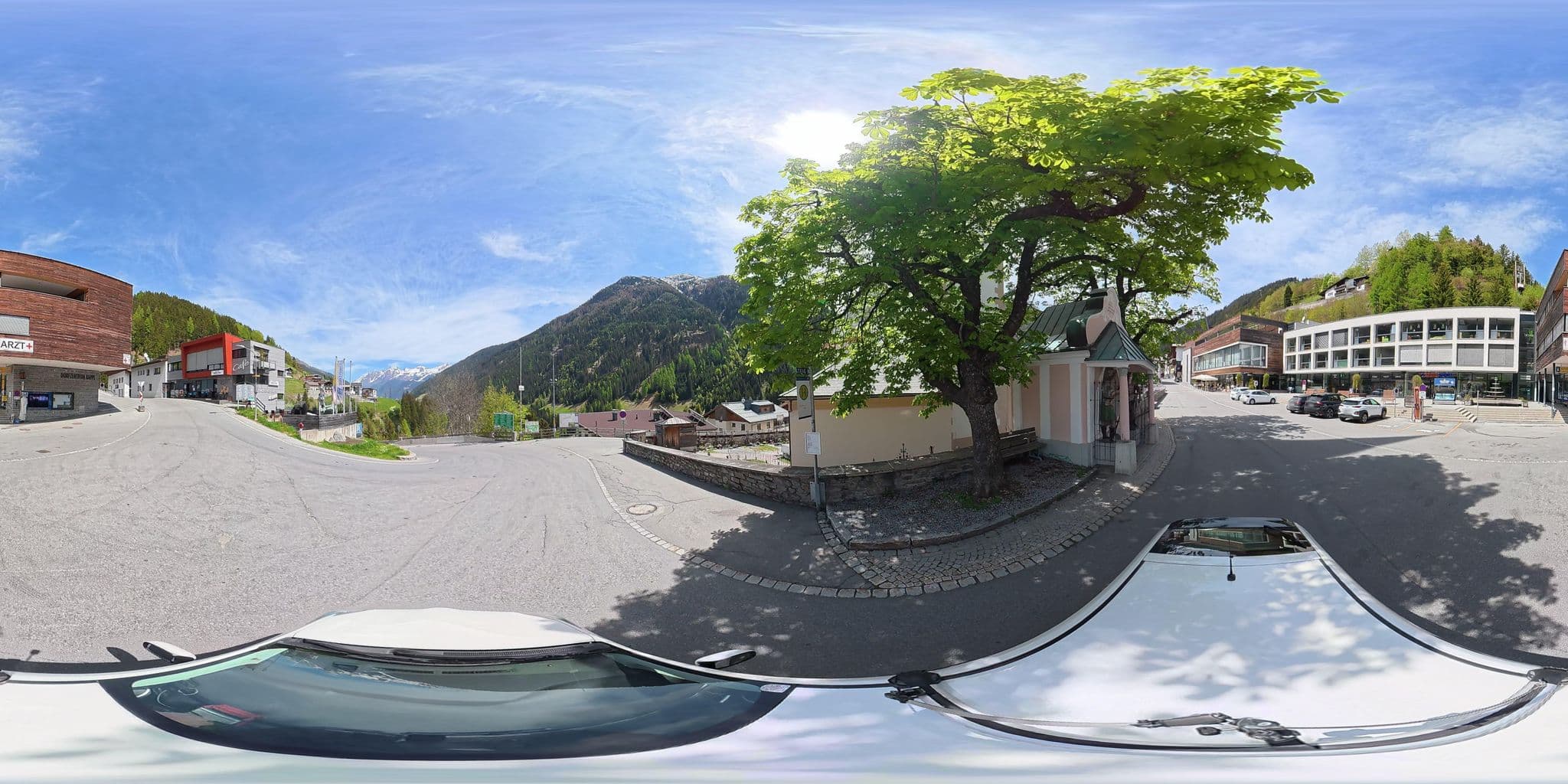 Street view near Gasthaus Alpenfrieden, Kappl — © osmplus_org (CC BY-SA · Mapillary)