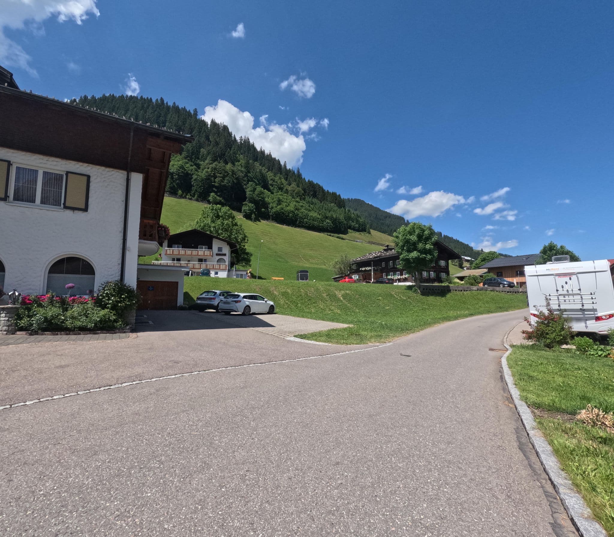 Street view near Gästehaus Walliserstube, Hirschegg — © chuck (CC BY-SA · Mapillary)