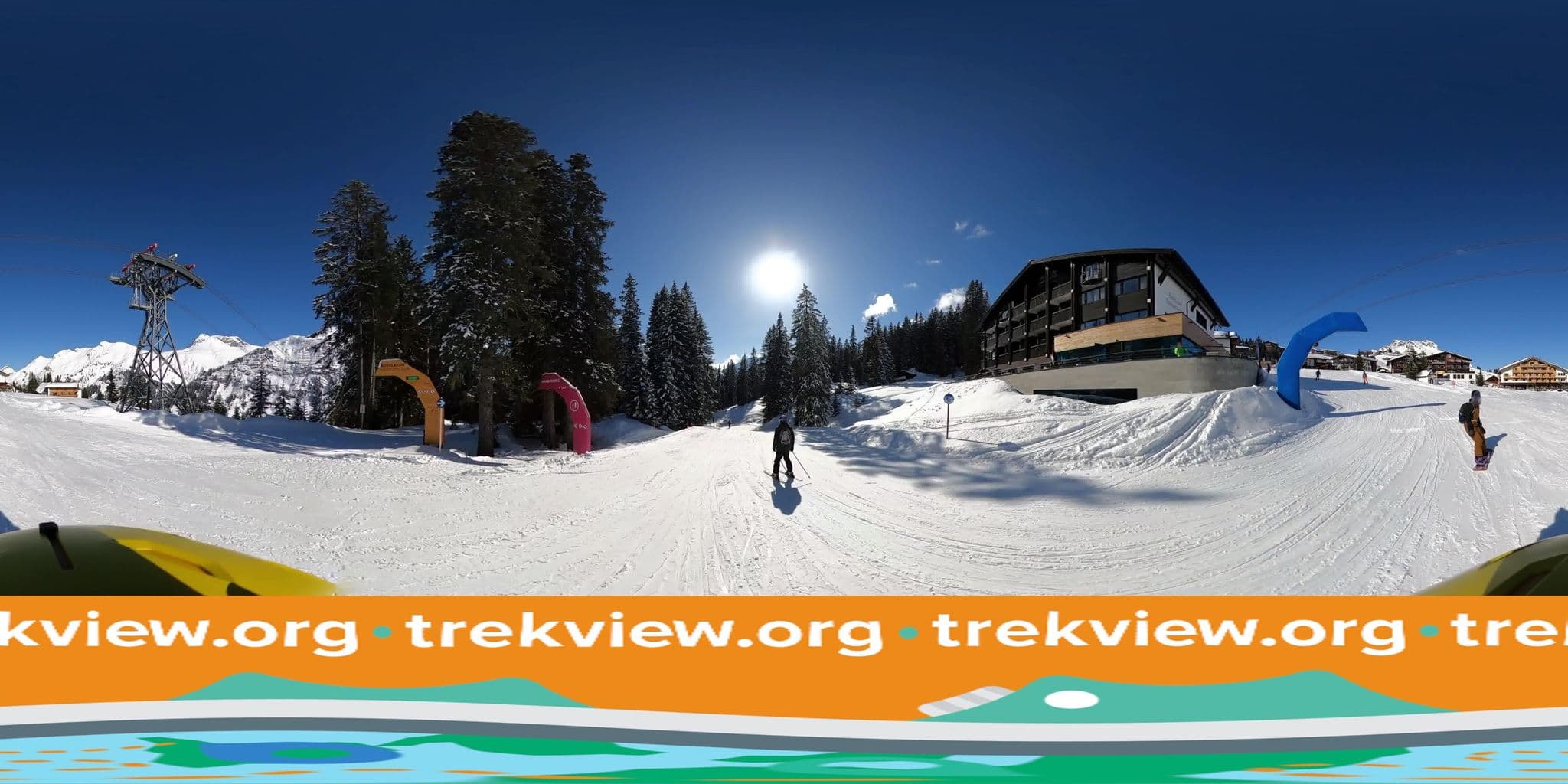 Street view near Cresta Alpin Sport Hotel Oberlech, Lech — © trekviewed (CC BY-SA · Mapillary)