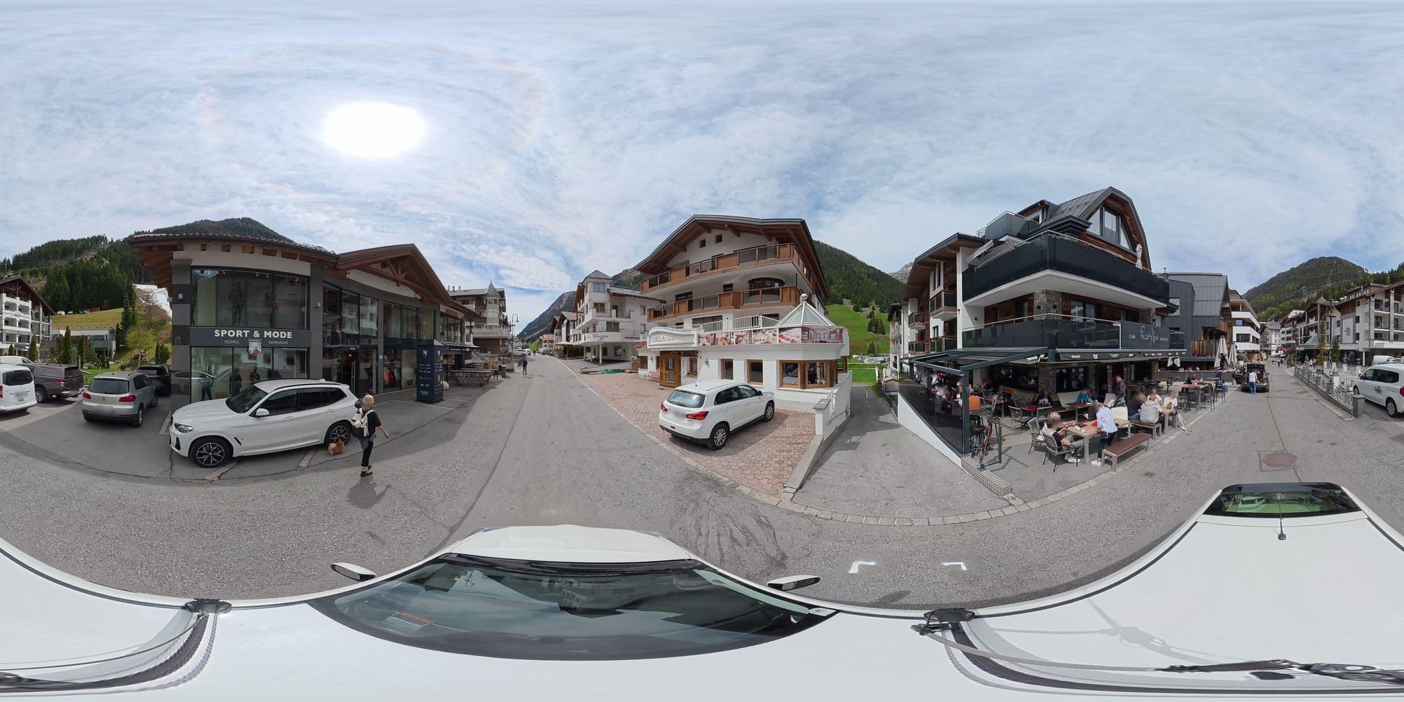 Street view near Pension Pischa, Ischgl — © osmplus_org (CC BY-SA · Mapillary)