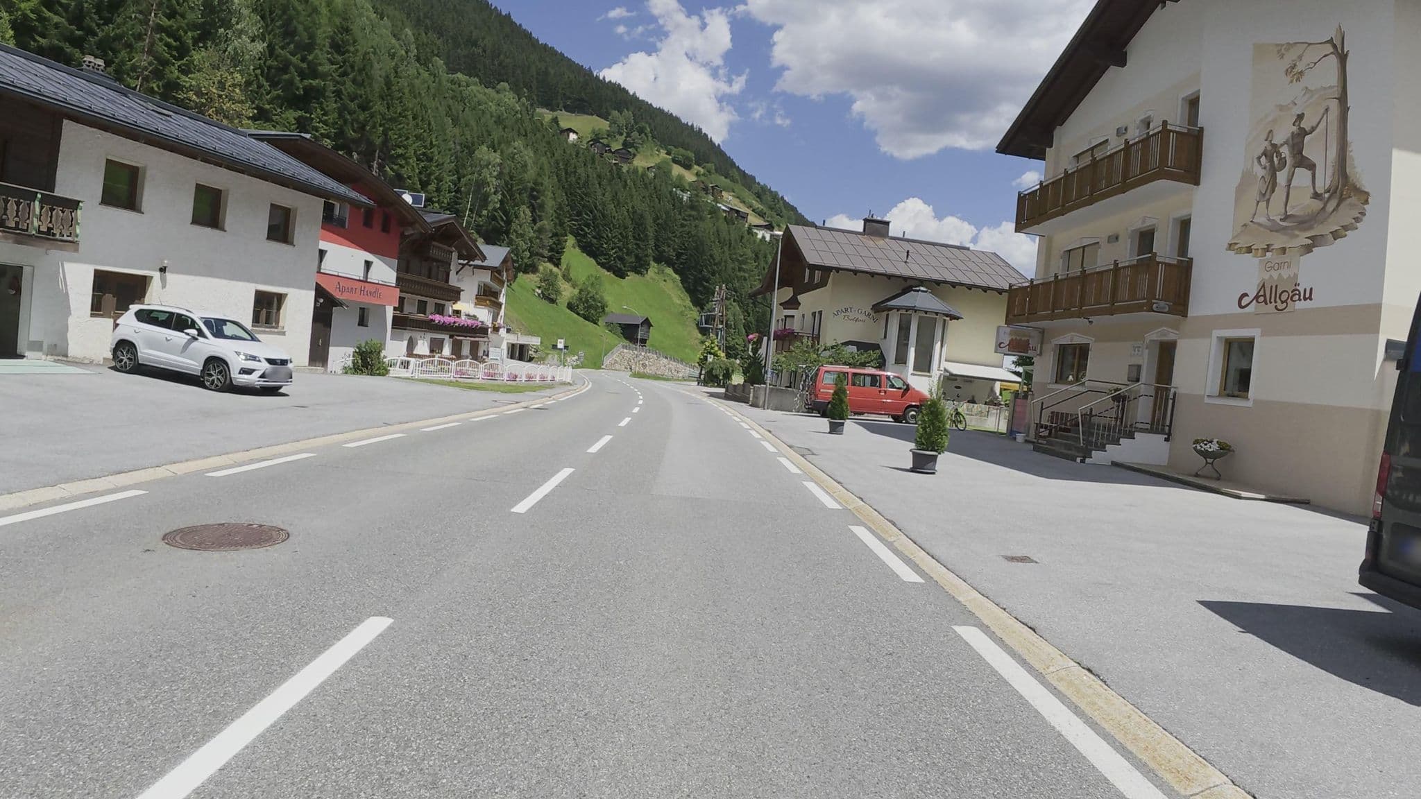 Street view near Pension Allgäu, Kappl — © Guzzi_Franze (CC BY-SA · Mapillary)