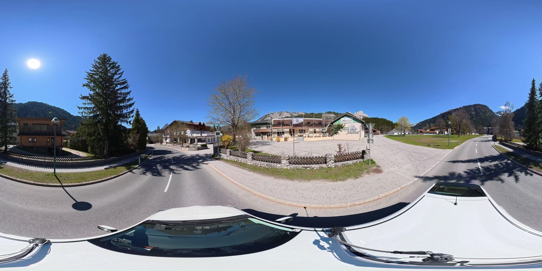 Street view near Alpina apartments, Tannheim — © osmplus_org (CC BY-SA · Mapillary)