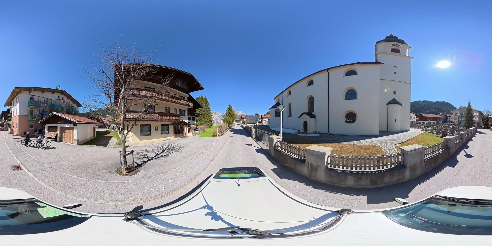 Street view near Pension Hildebrandt, Tannheim — © osmplus_org (CC BY-SA · Mapillary)