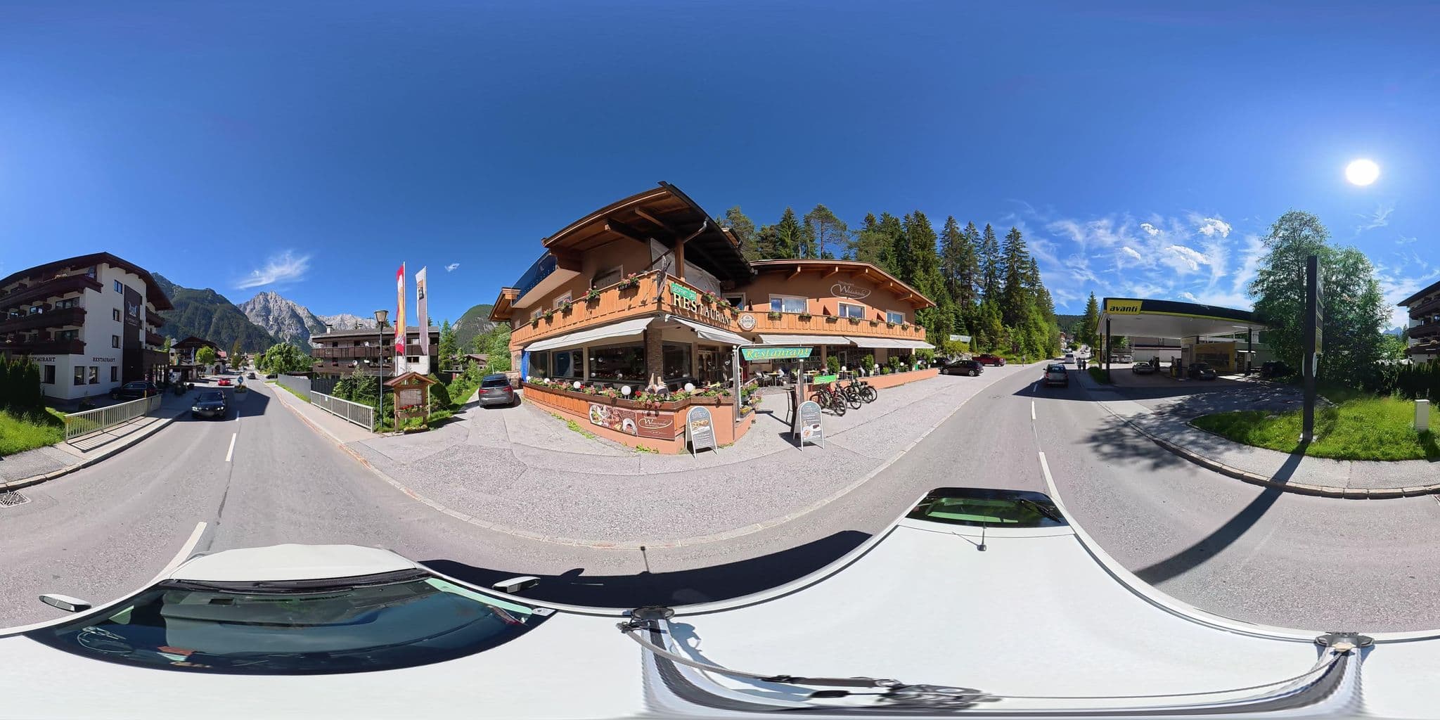 Street view near Landgasthof Brunelle, Leutasch — © osmplus_org (CC BY-SA · Mapillary)