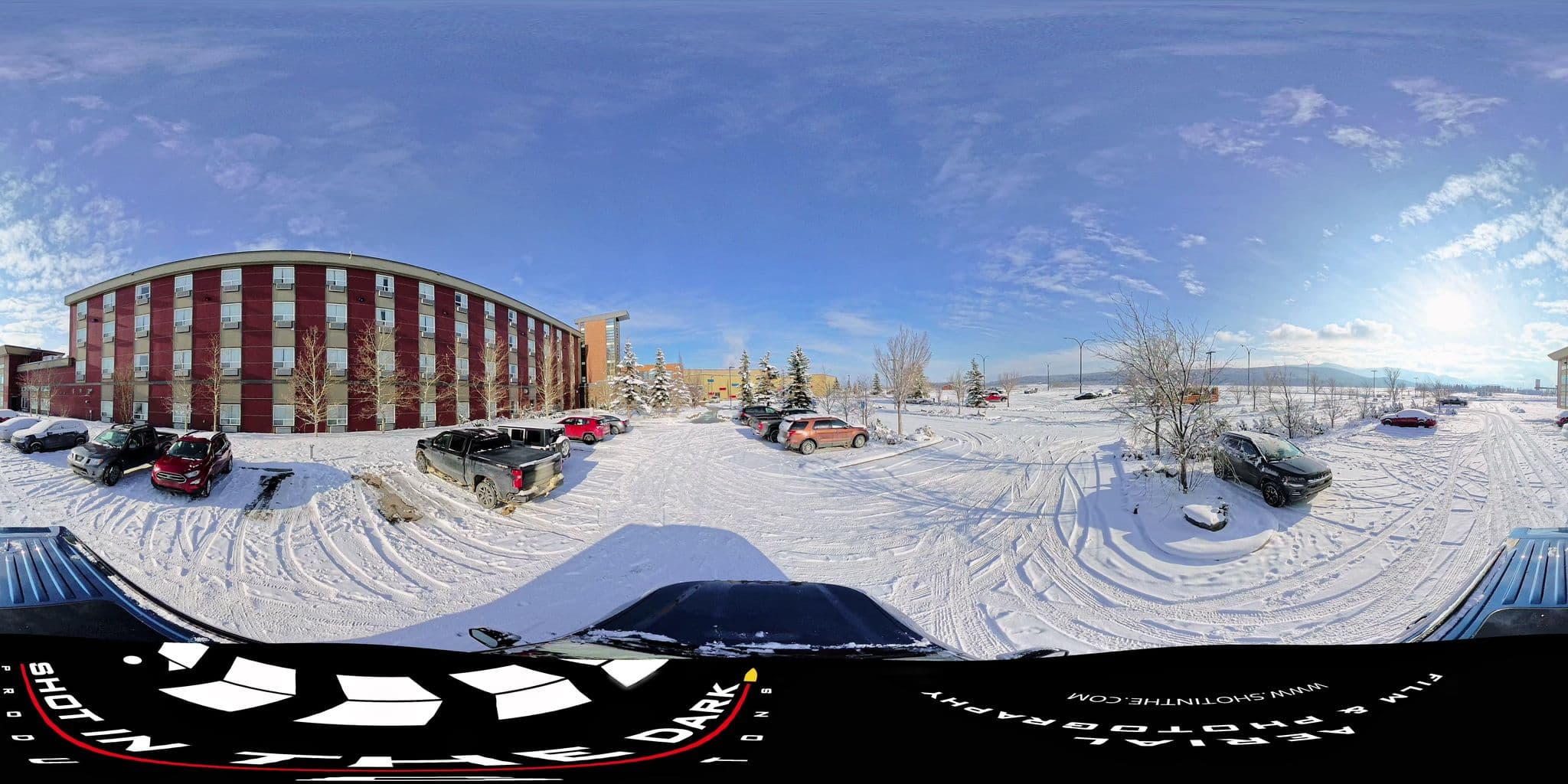 Street view near Stoney Nakoda Hotel, Canmore