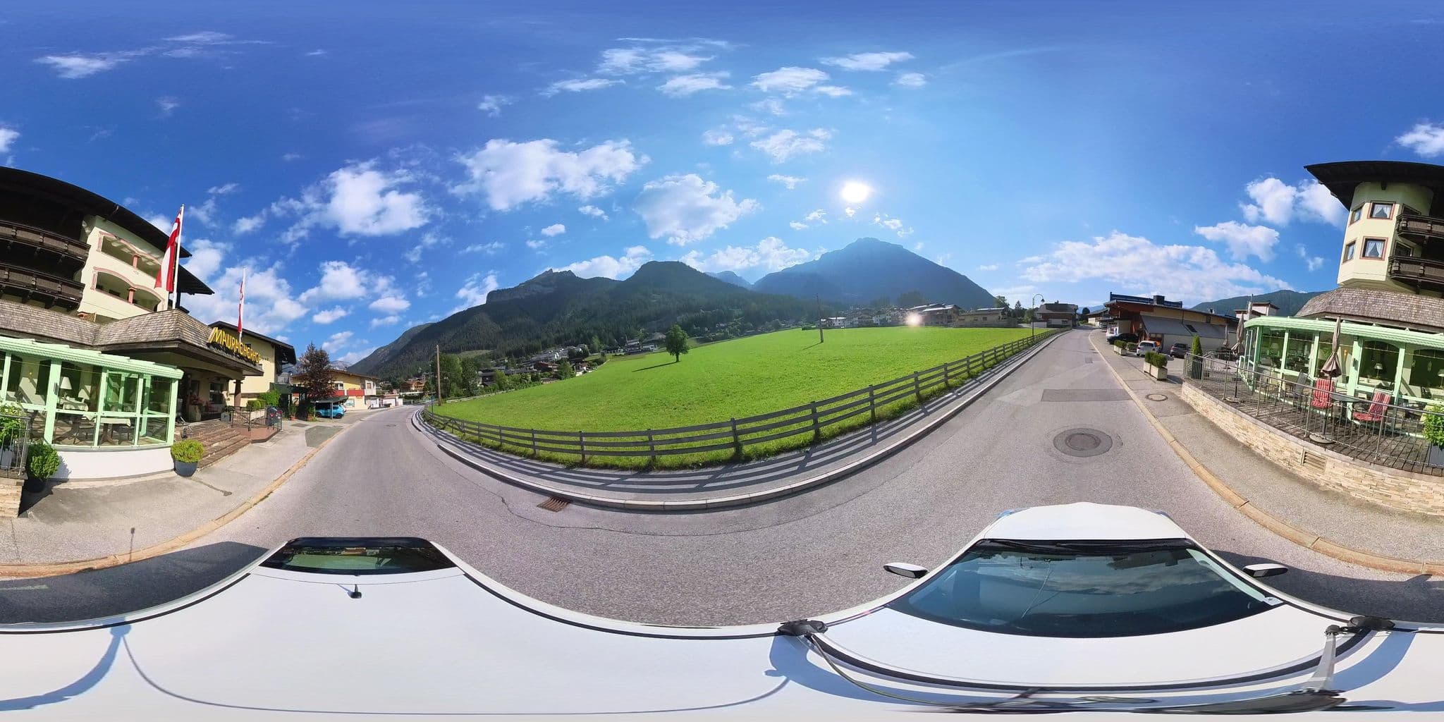 Street view near Haus Steinbock, Maurach — © osmplus_org (CC BY-SA · Mapillary)