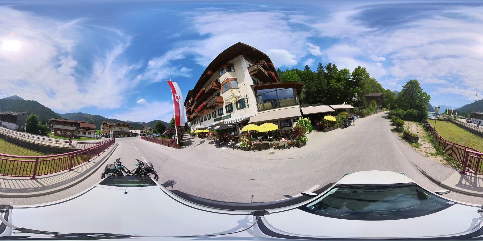 Street view near Gasthaus Pension Fischerwirt, Achenkirch — © osmplus_org (CC BY-SA · Mapillary)
