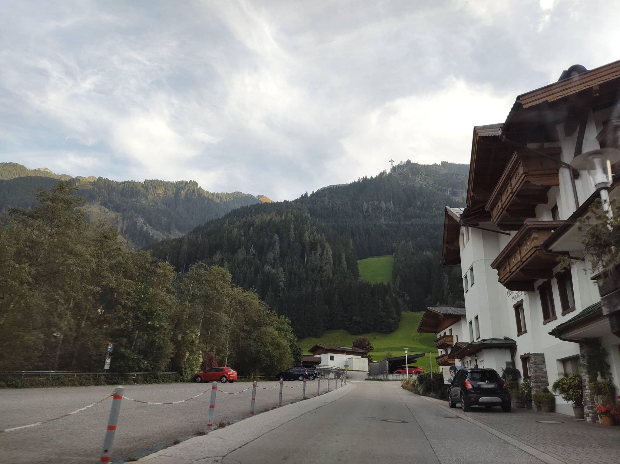 Street view near Pension Moosegg, Mayrhofen — © thetornado76 (CC BY-SA · Mapillary)