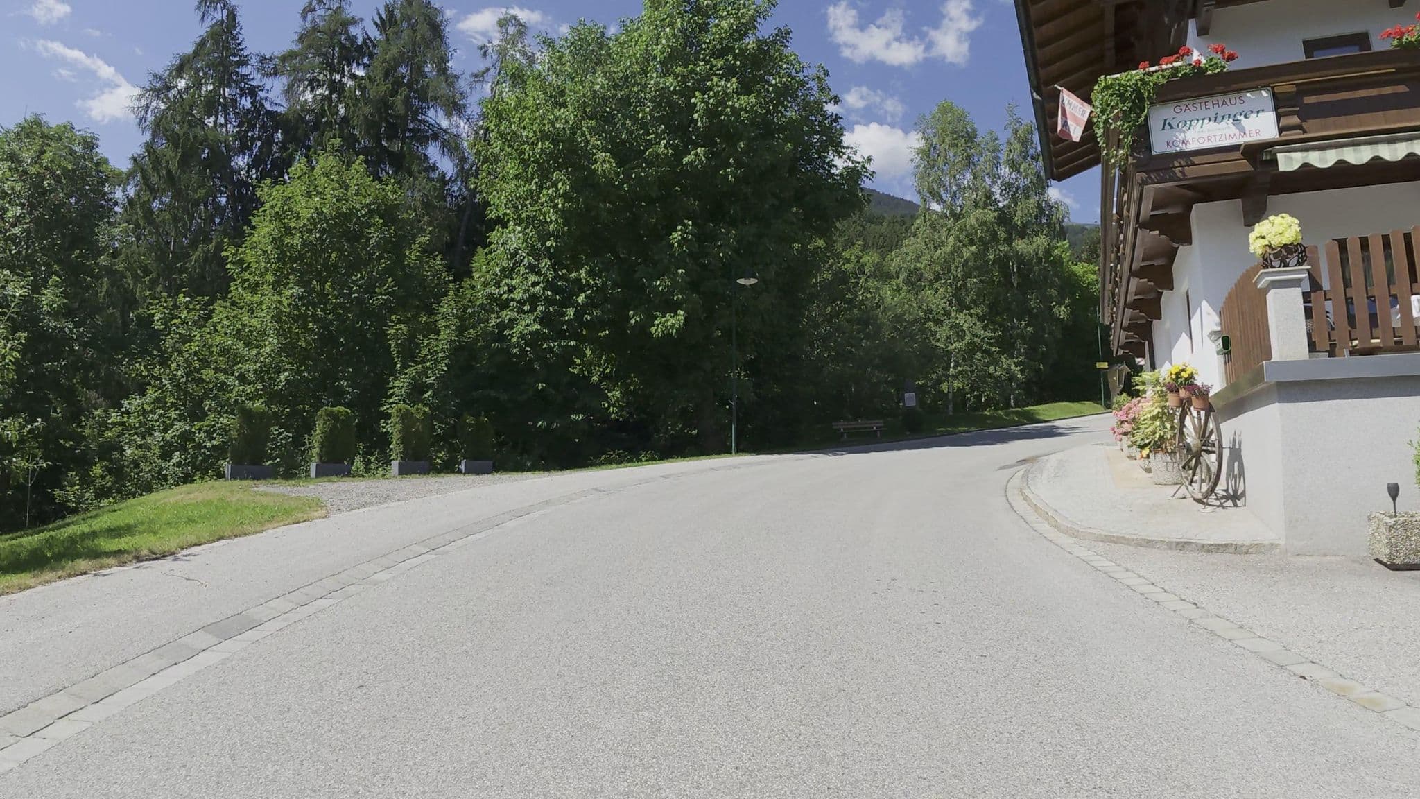 Street view near Koppinger Guesthouse, Ried im Zillertal — © Guzzi_Franze (CC BY-SA · Mapillary)