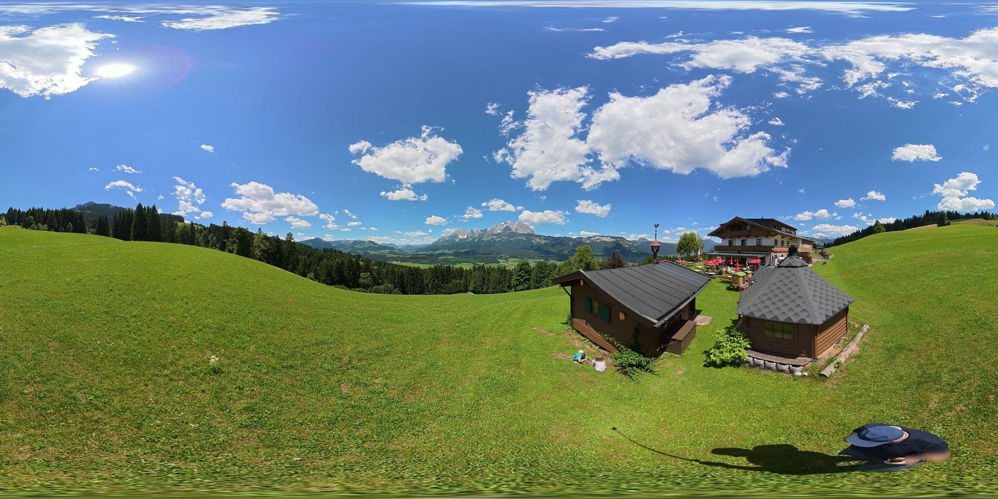 Street view near Gasthaus Hirschberg, Sankt Johann in Tirol — © osmplus_org (CC BY-SA · Mapillary)