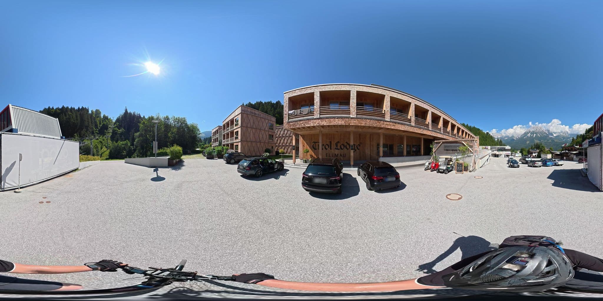 Street view near Tirol Lodge - Bergbahnen Ellmau-Going Touristik GmbH, Ellmau — © osmplus_org (CC BY-SA · Mapillary)