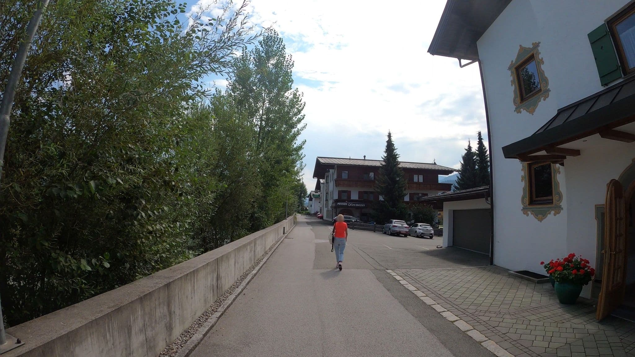 Street view near Pension Glaserhäusl, Sankt Johann in Tirol — © osmplus_org (CC BY-SA · Mapillary)