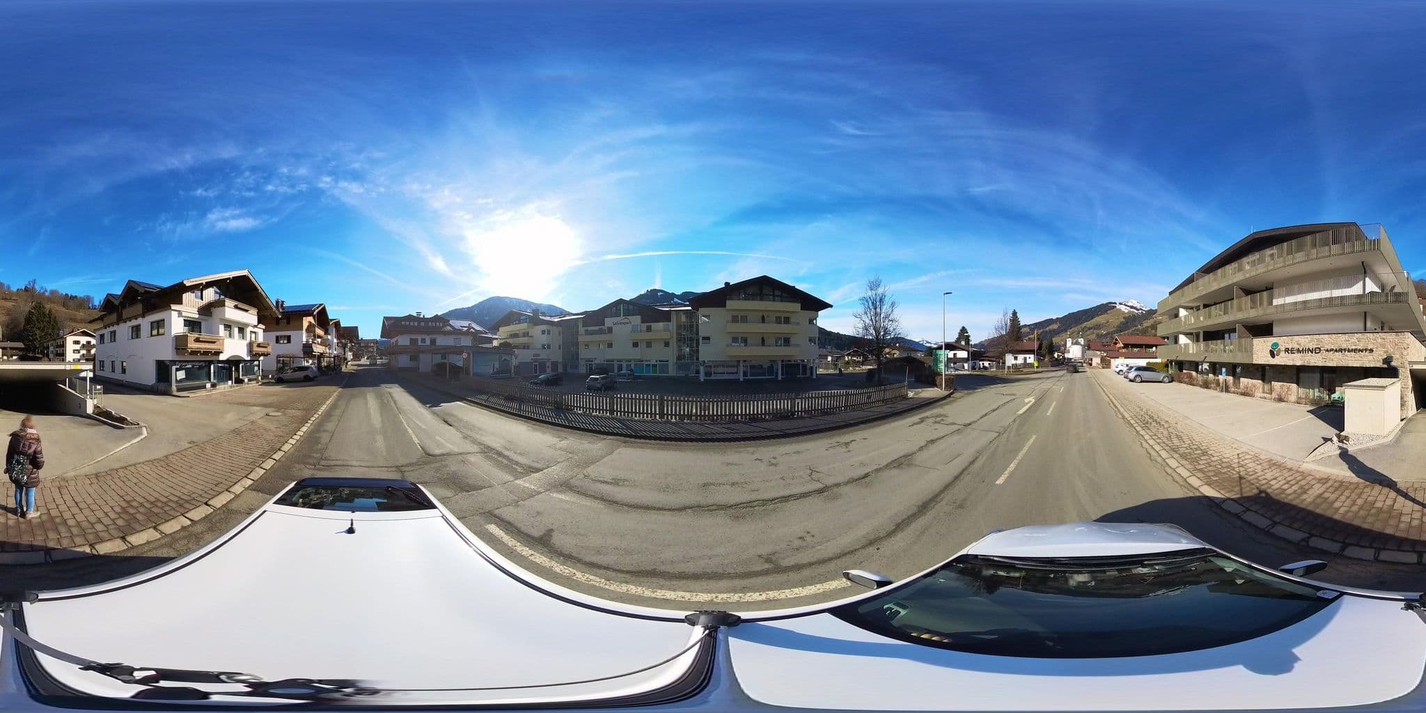 Street view near Gasthaus Alpenrose, Brixen im Thale — © osmplus_org (CC BY-SA · Mapillary)