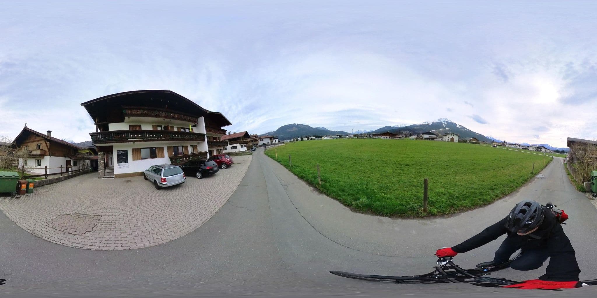 Street view near Appartementhaus Jägerhof - Bautec GmbH Vermietung, Sankt Johann in Tirol — © osmplus_org (CC BY-SA · Mapillary)
