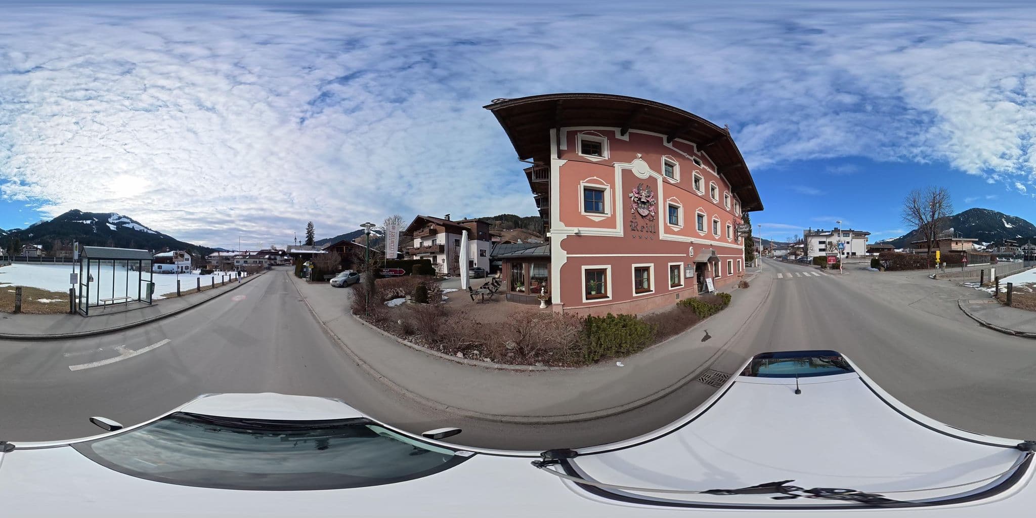 Street view near Hotel-Restaurant Reitlwirt, Brixen im Thale — © osmplus_org (CC BY-SA · Mapillary)