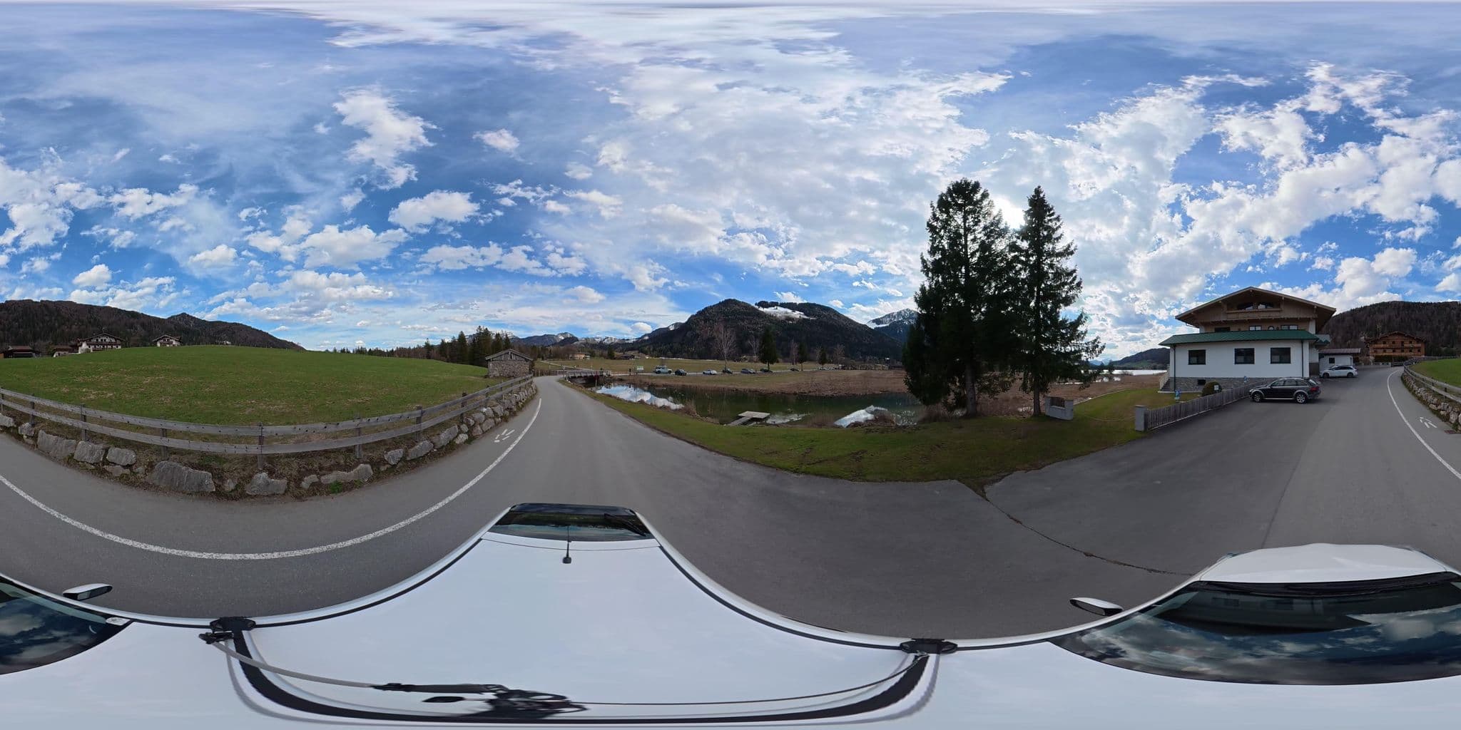 Street view near Pension Eßbaum, Kössen — © osmplus_org (CC BY-SA · Mapillary)