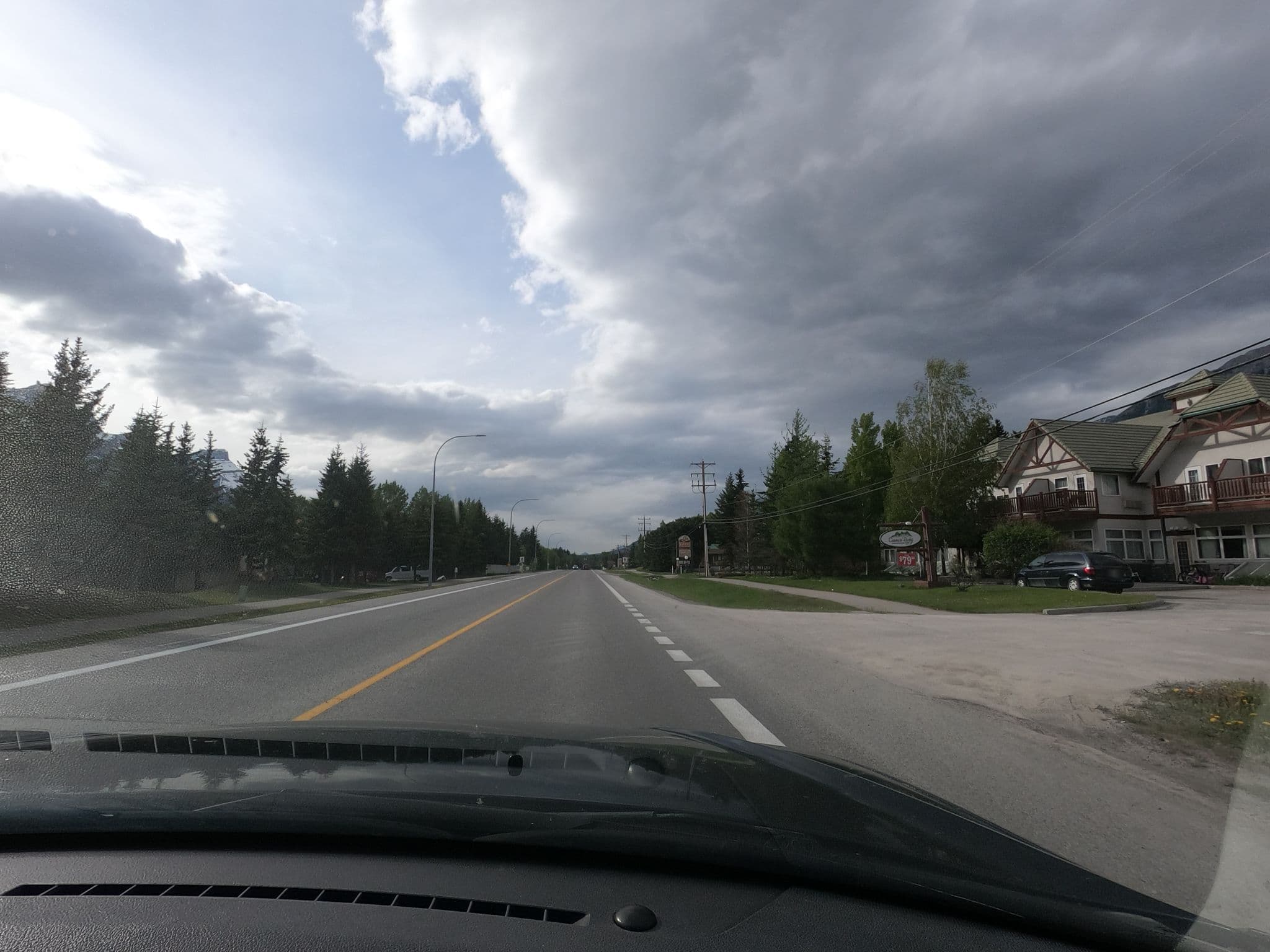 Street view near Canmore Rocky Mountain Inn, Canmore